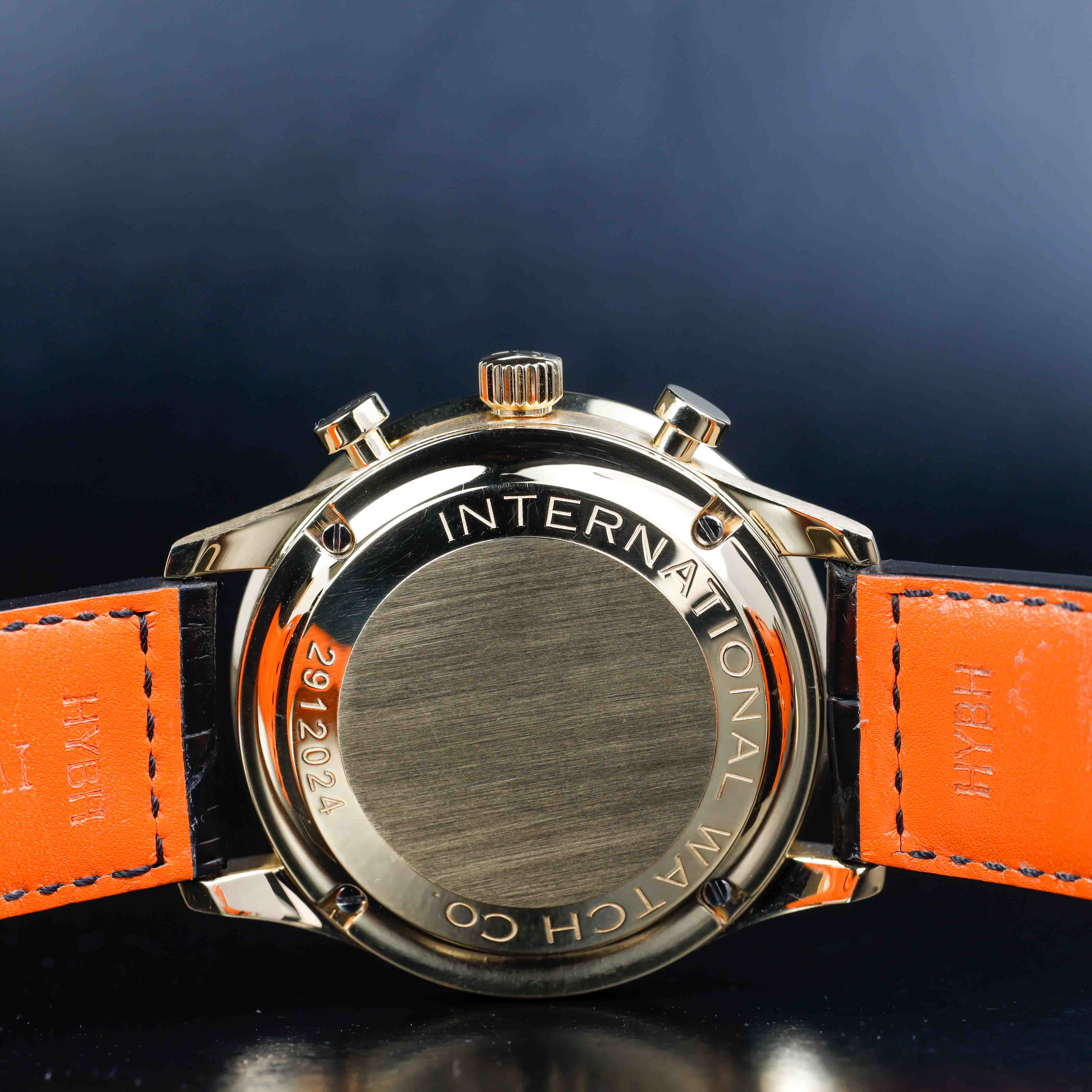 IWC Portugiesischer Chronograph gelbgold 9