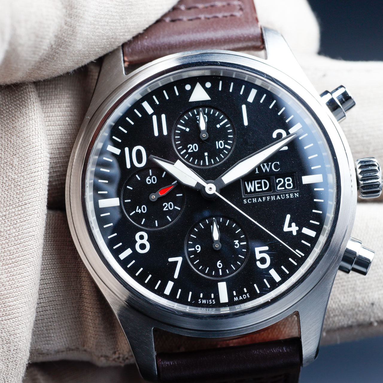 IWC Pilot Chronograph steel 8