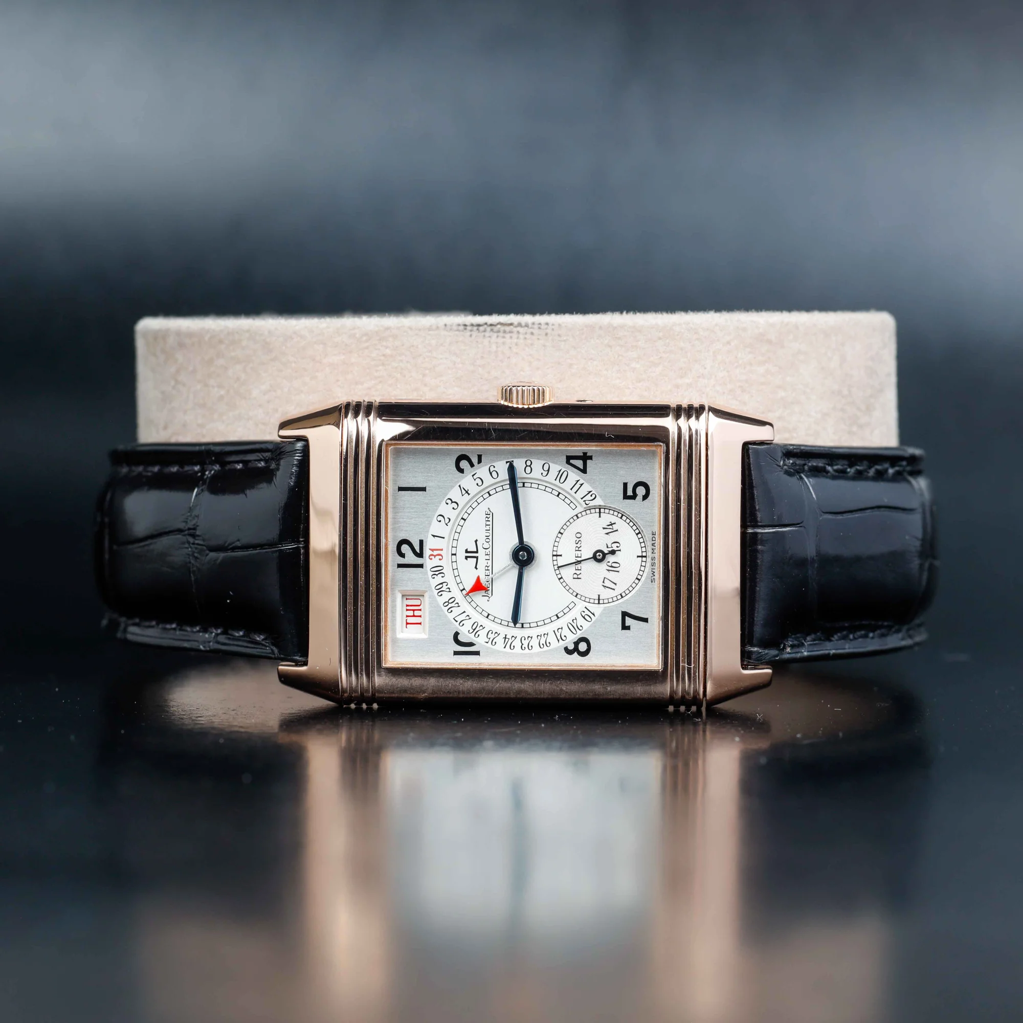 Jaeger-LeCoultre Reverso Calendar Date oro rosa 2