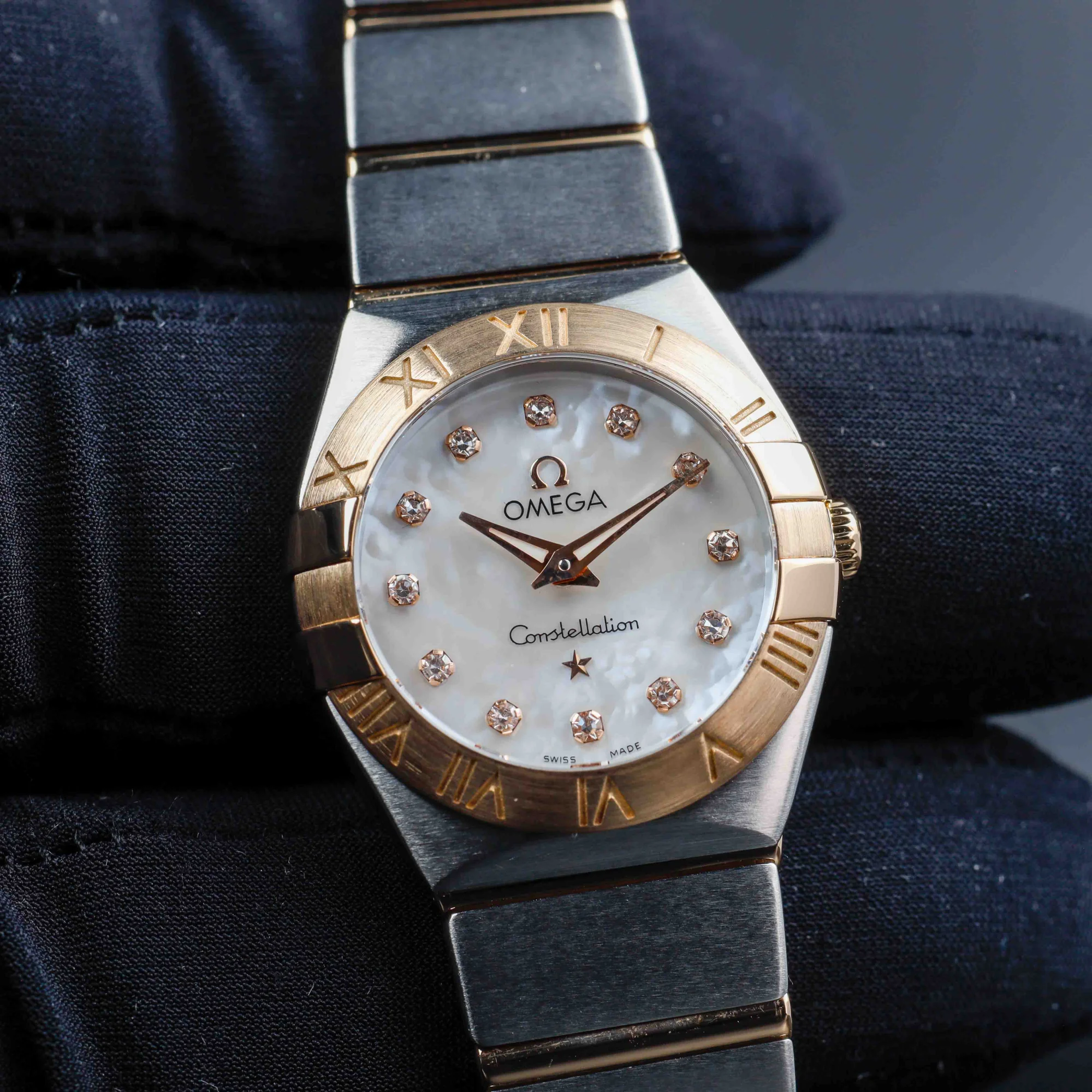 Omega Constellation acciaio/oro giallo 10
