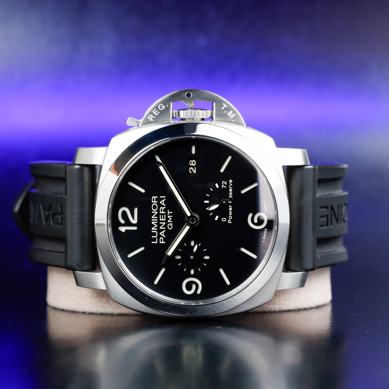 Panerai Luminor 1950 3 Days Gmt Power Reserve Automatic acier