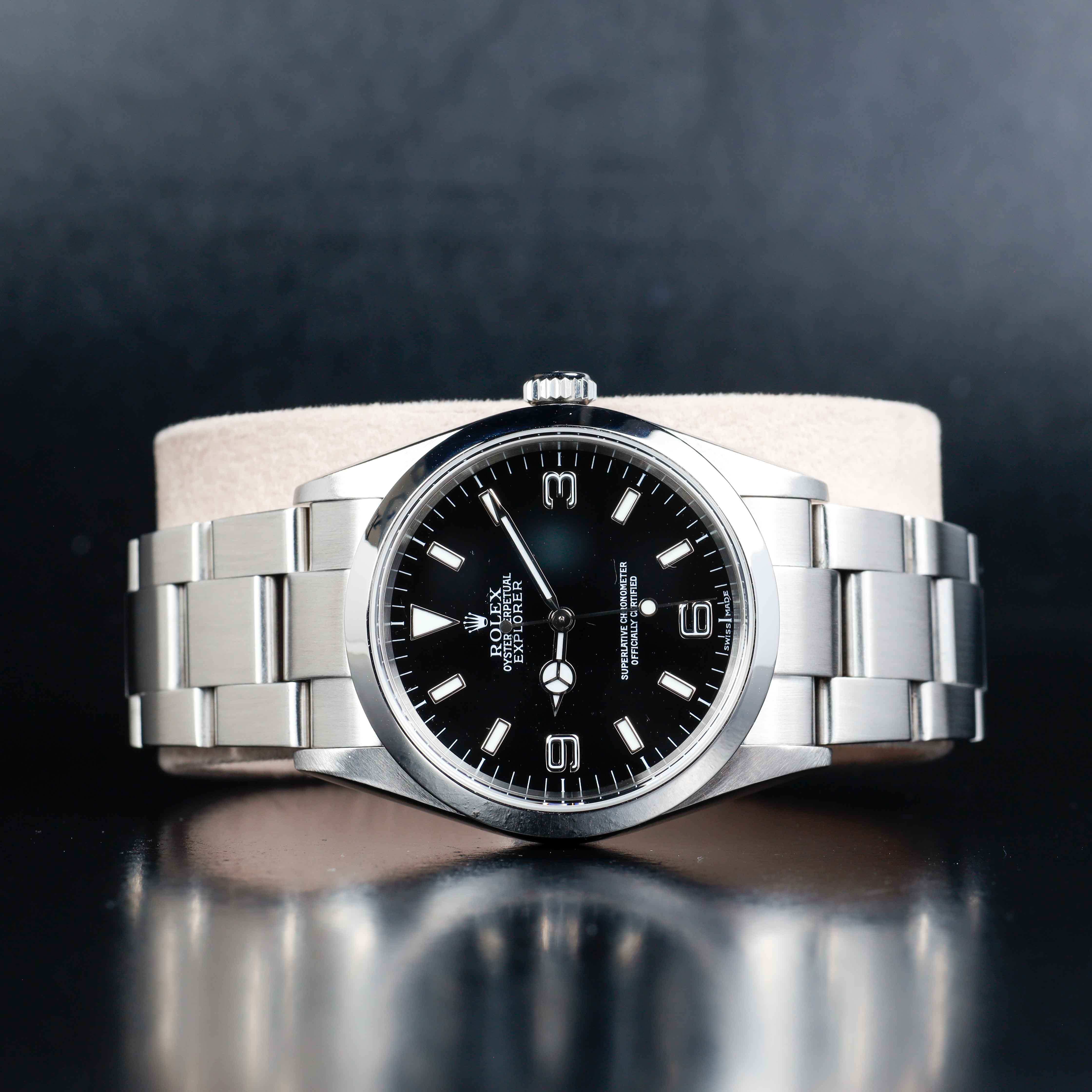 Rolex Explorer 36 rrr acciaio 2