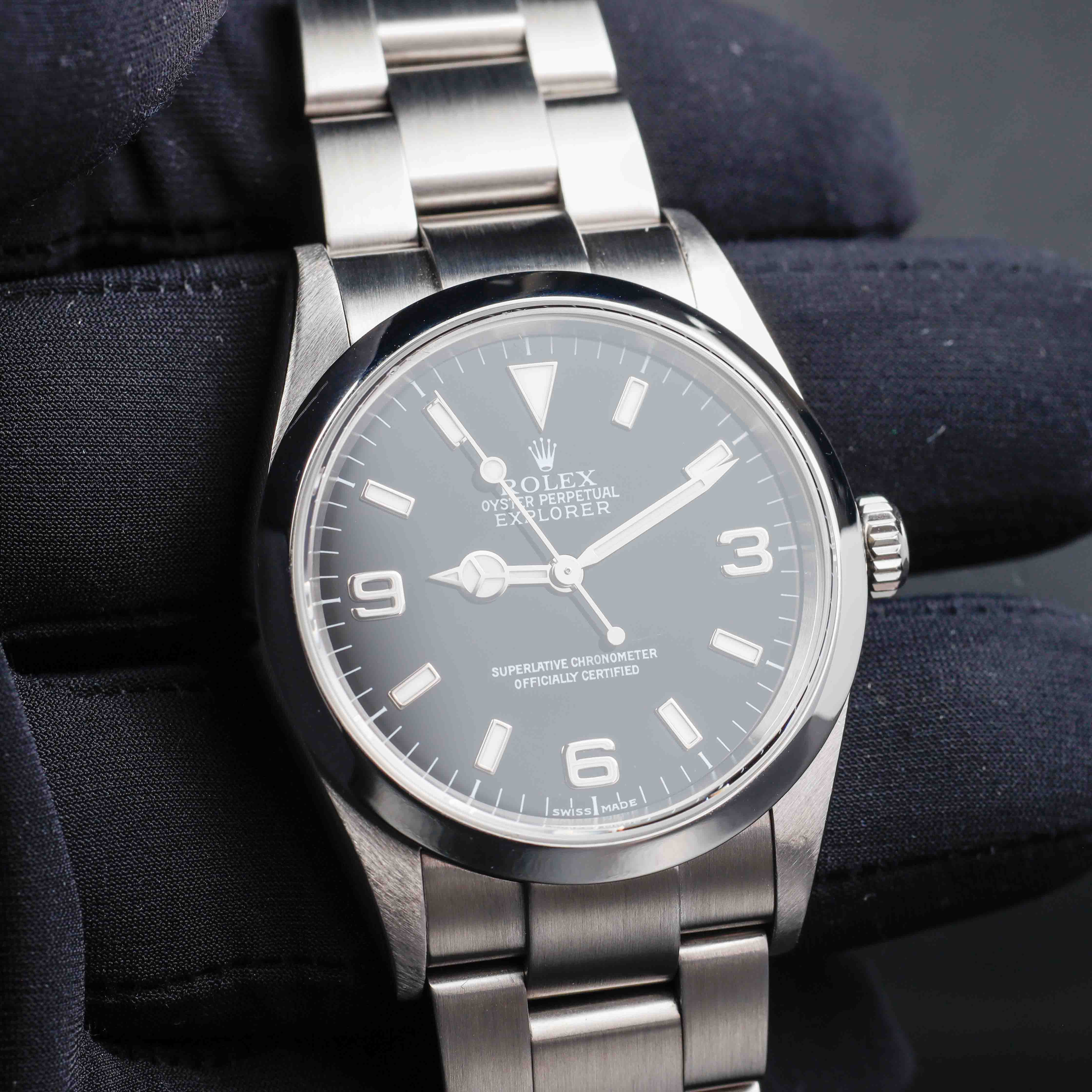 Rolex Explorer 36 rrr acciaio 9
