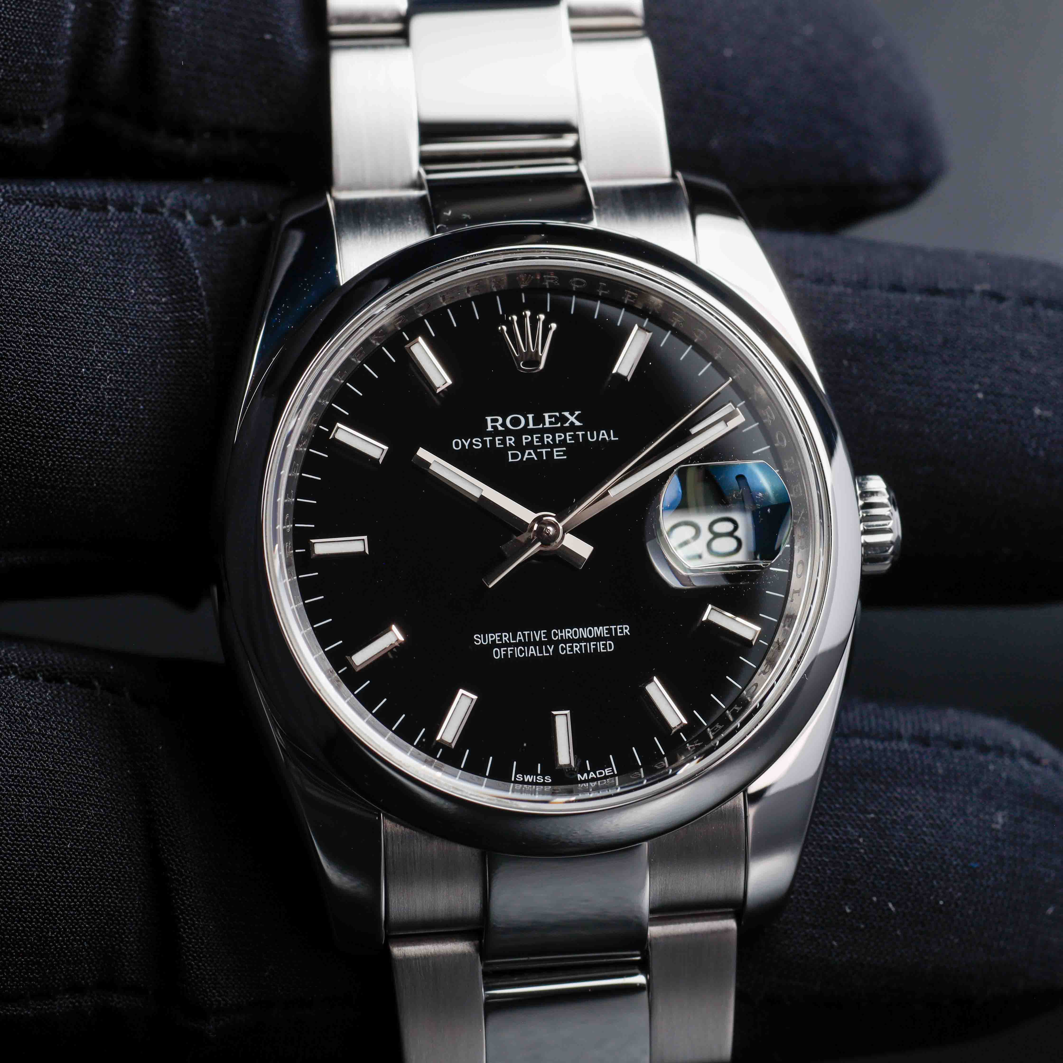 Rolex Oyster Perpetual Date 34 acciaio 10