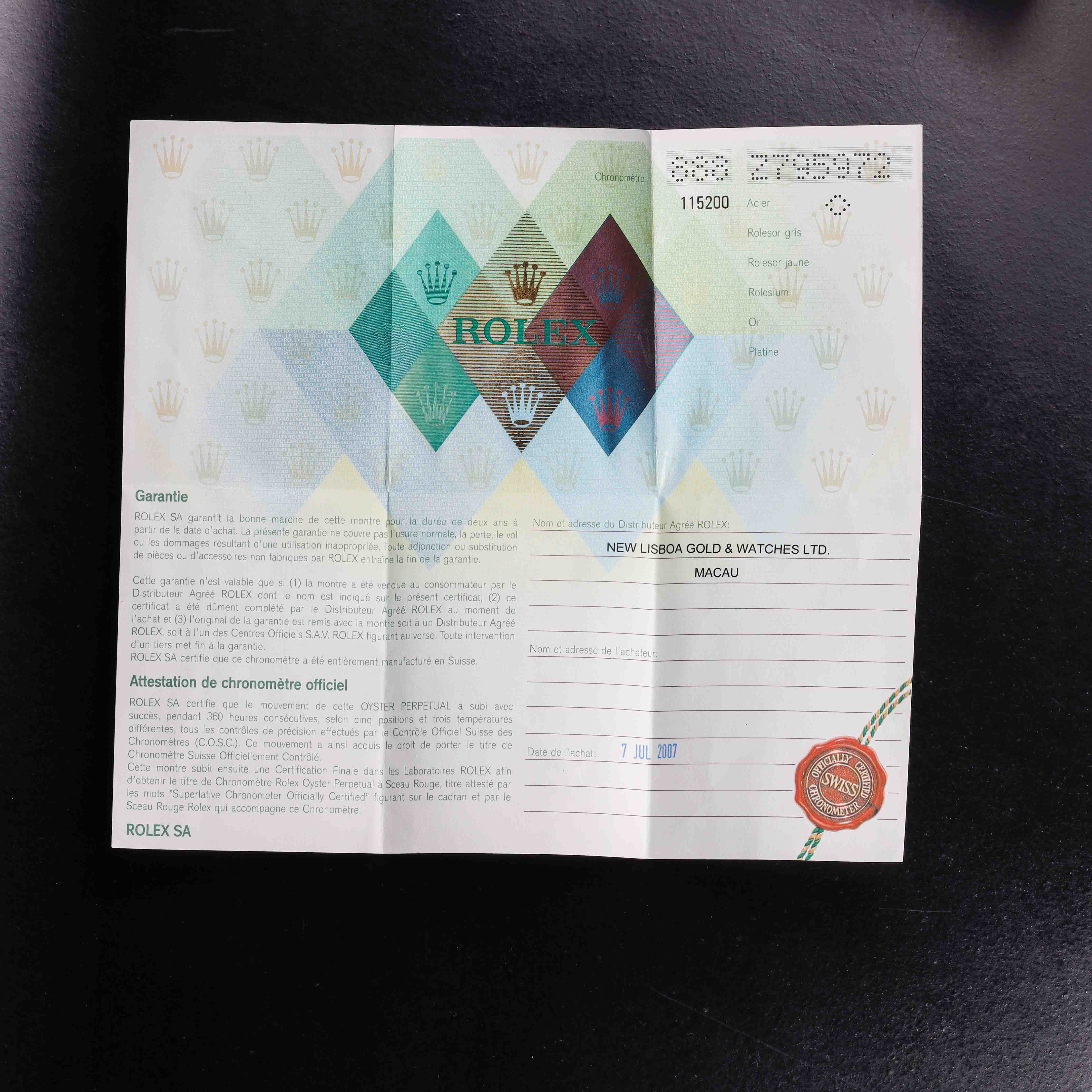 Rolex Oyster Perpetual Date 34 acier 16