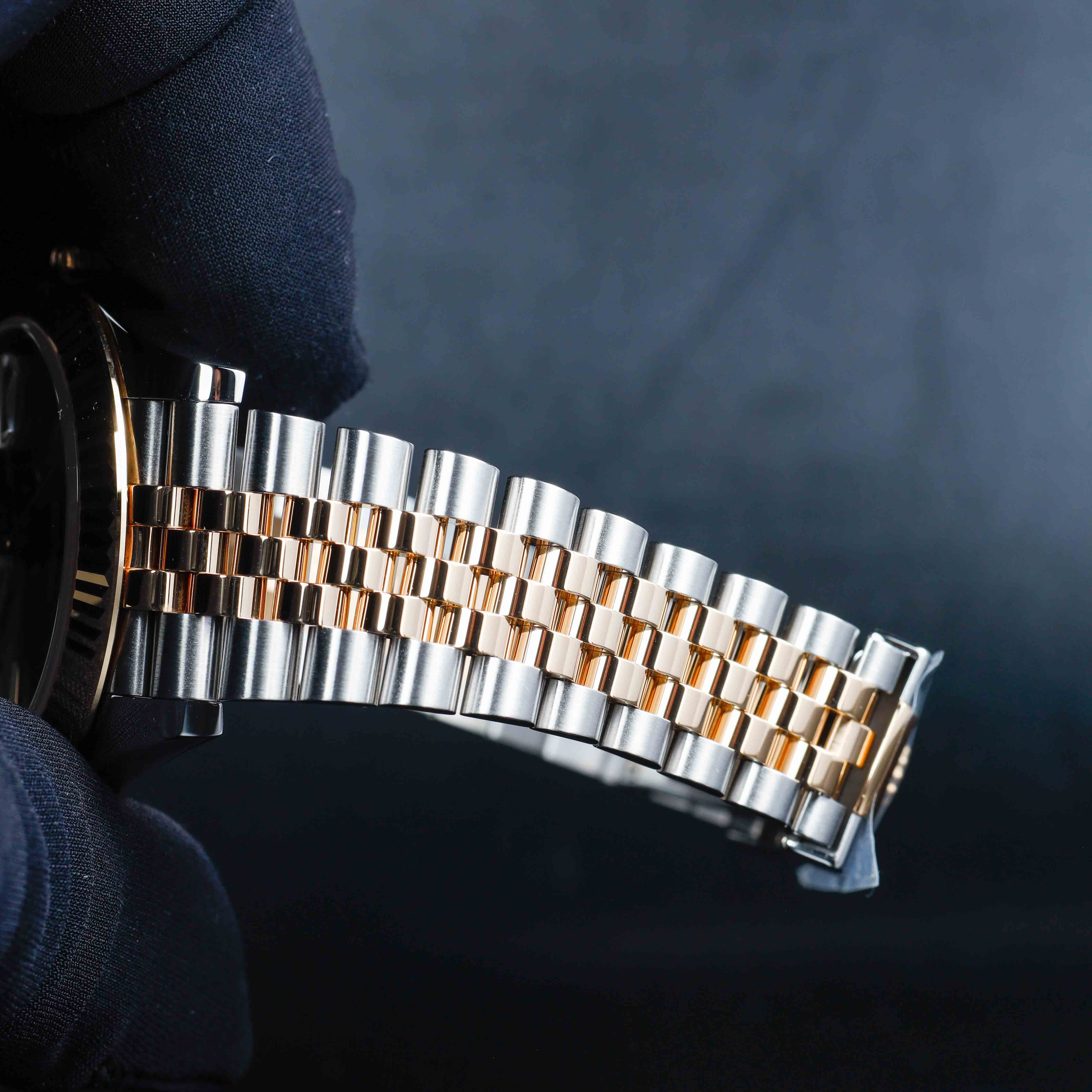 Rolex Datejust 41 wimbledon stahl/gelbgold 9