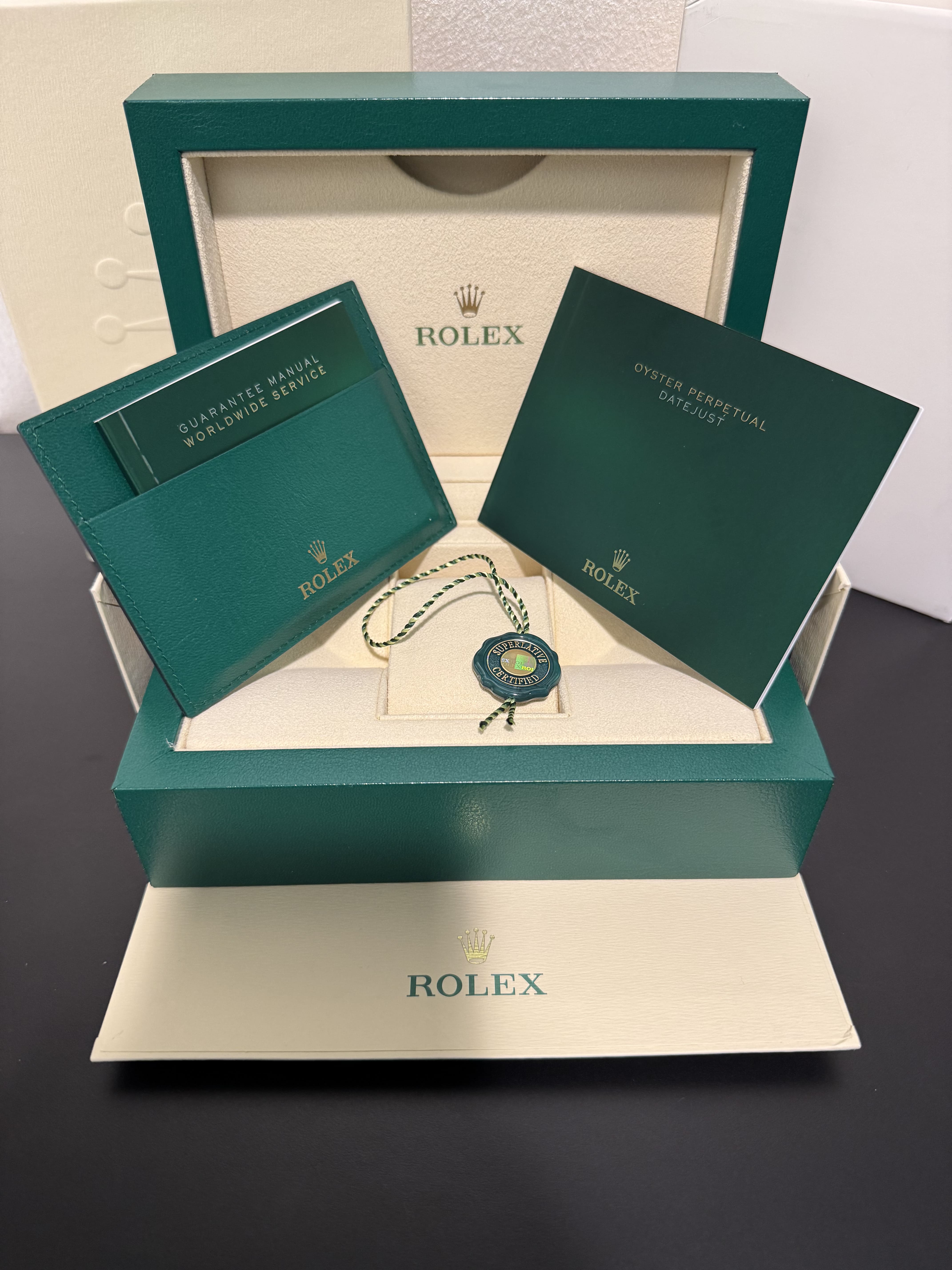 Rolex Datejust 41 wimbledon stahl/gelbgold 14