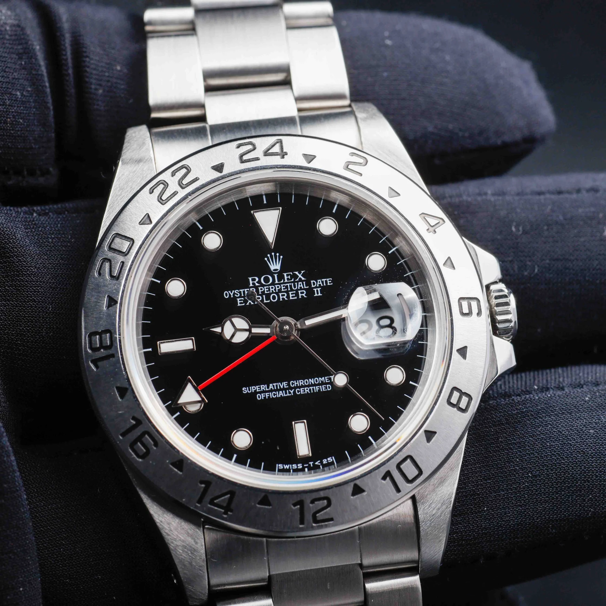 Rolex Explorer Ii steel/platinum 10