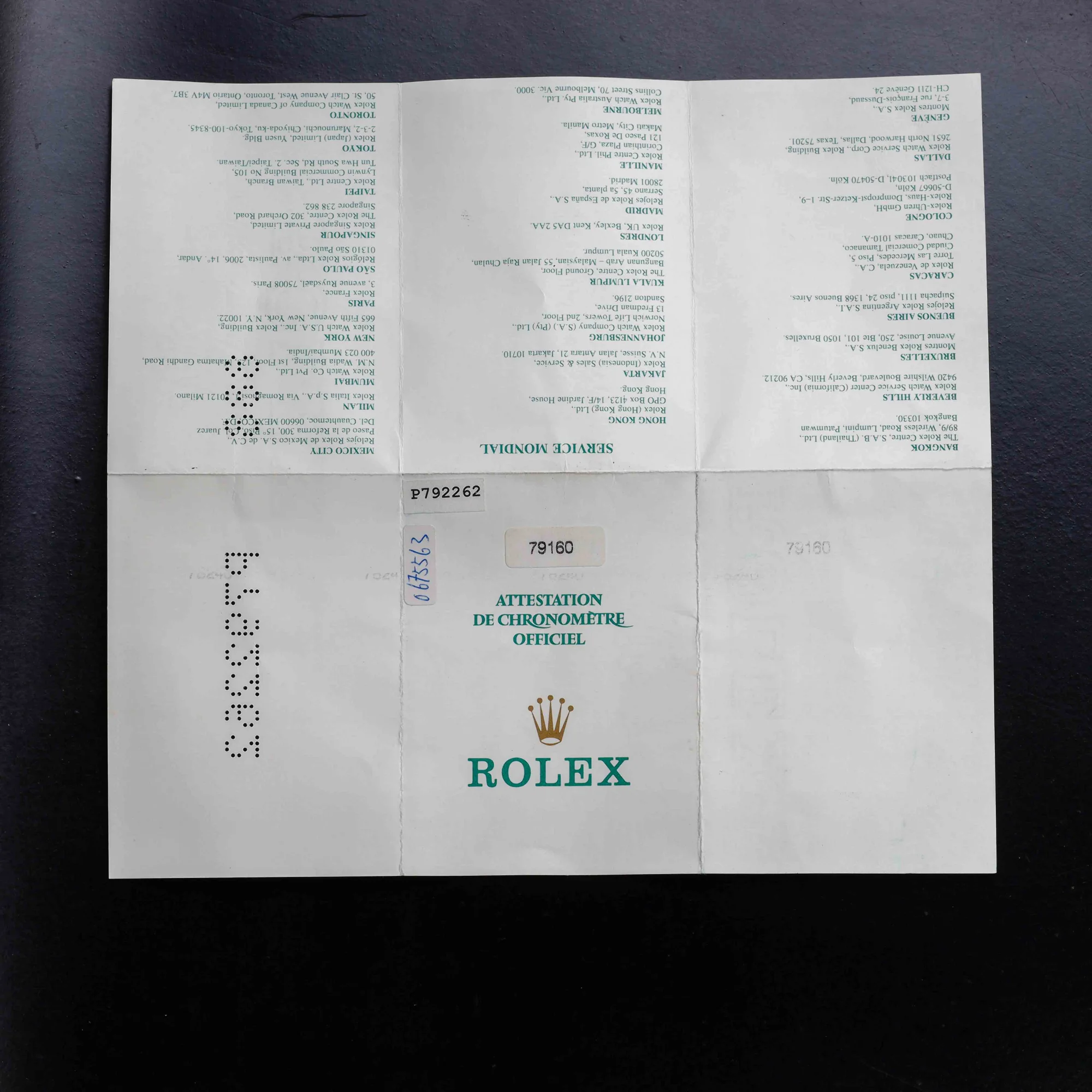 Rolex Oyster Perpetual Lady-date 26 nos Condition. acier 13