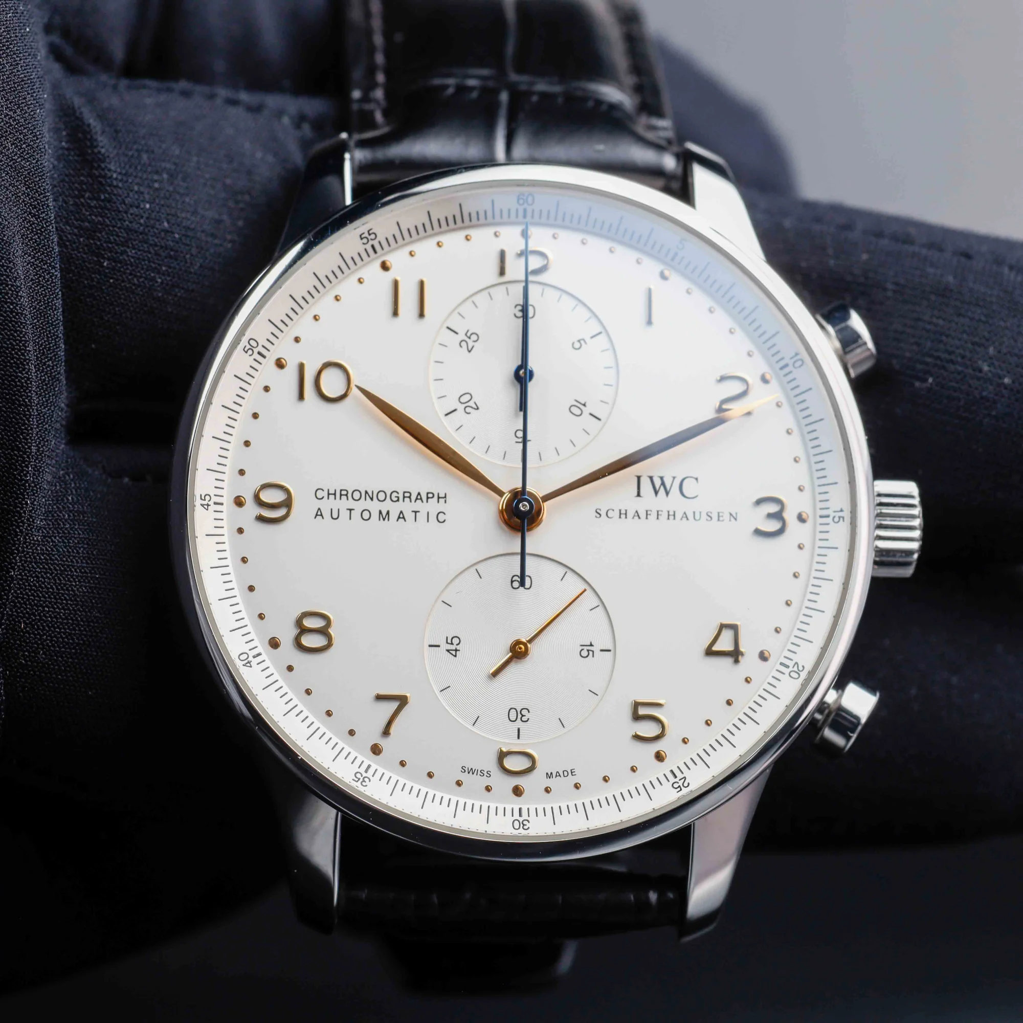 IWC Portugieser Chronograph acciaio 8