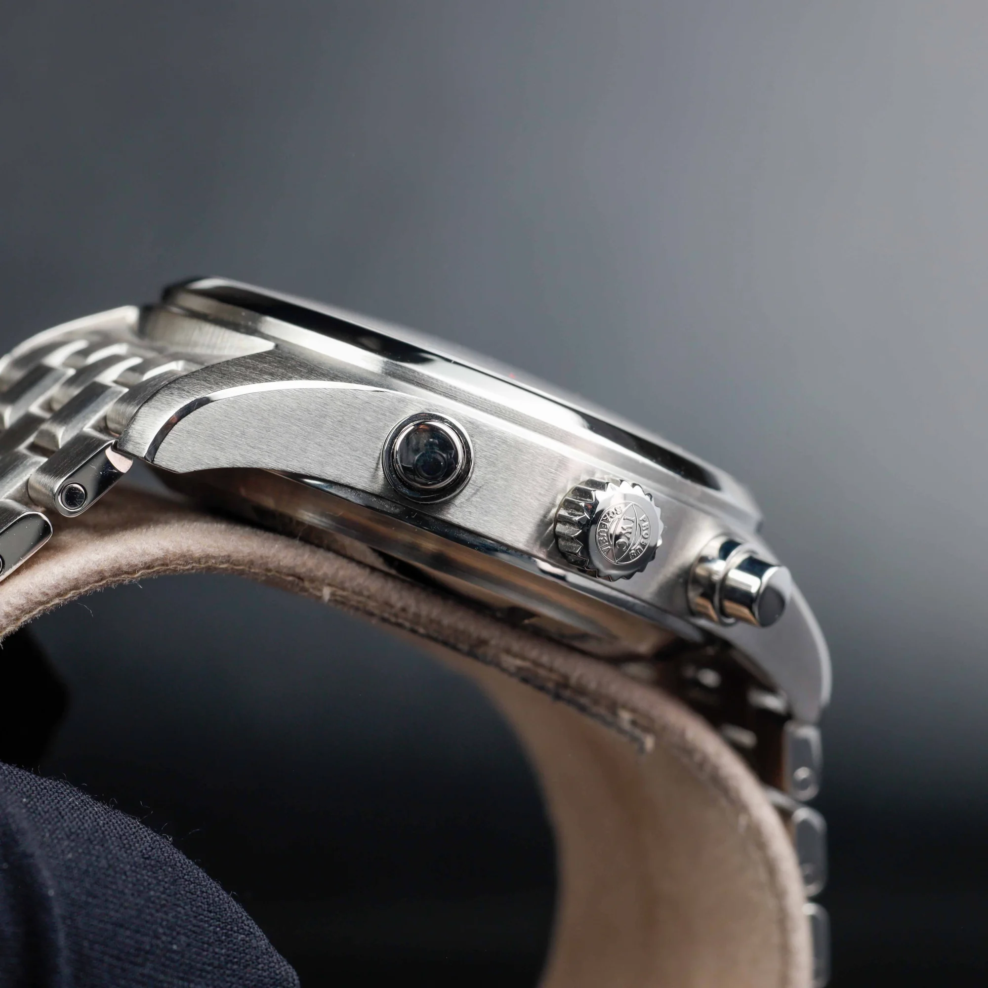 IWC Pilot Spitfire Chronograph acciaio 7