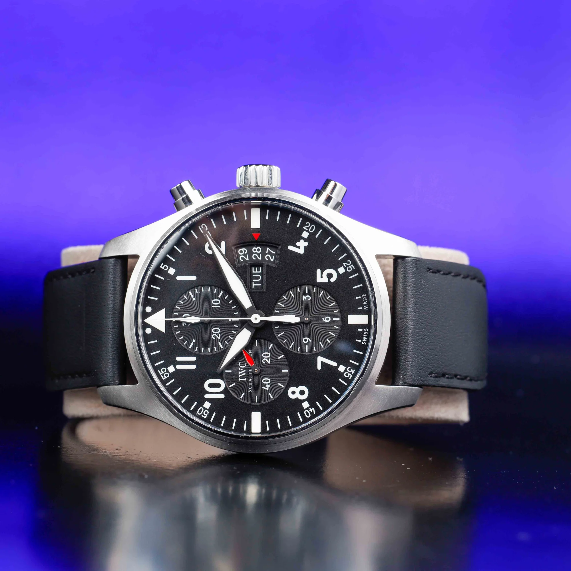 IWC Pilot Chronograph acciaio