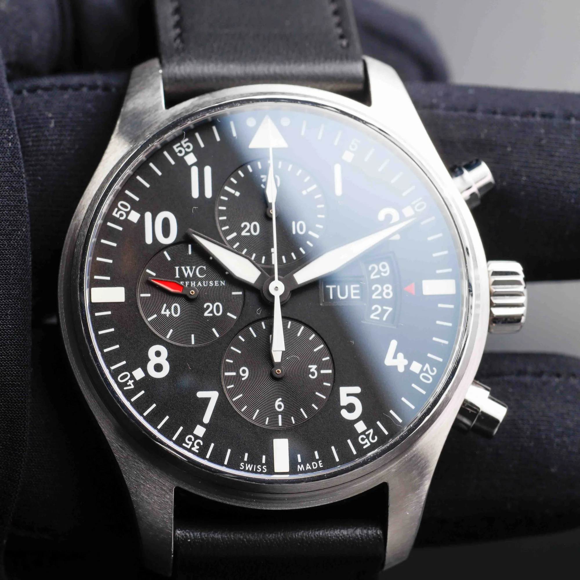 IWC Pilot Chronograph acciaio 8