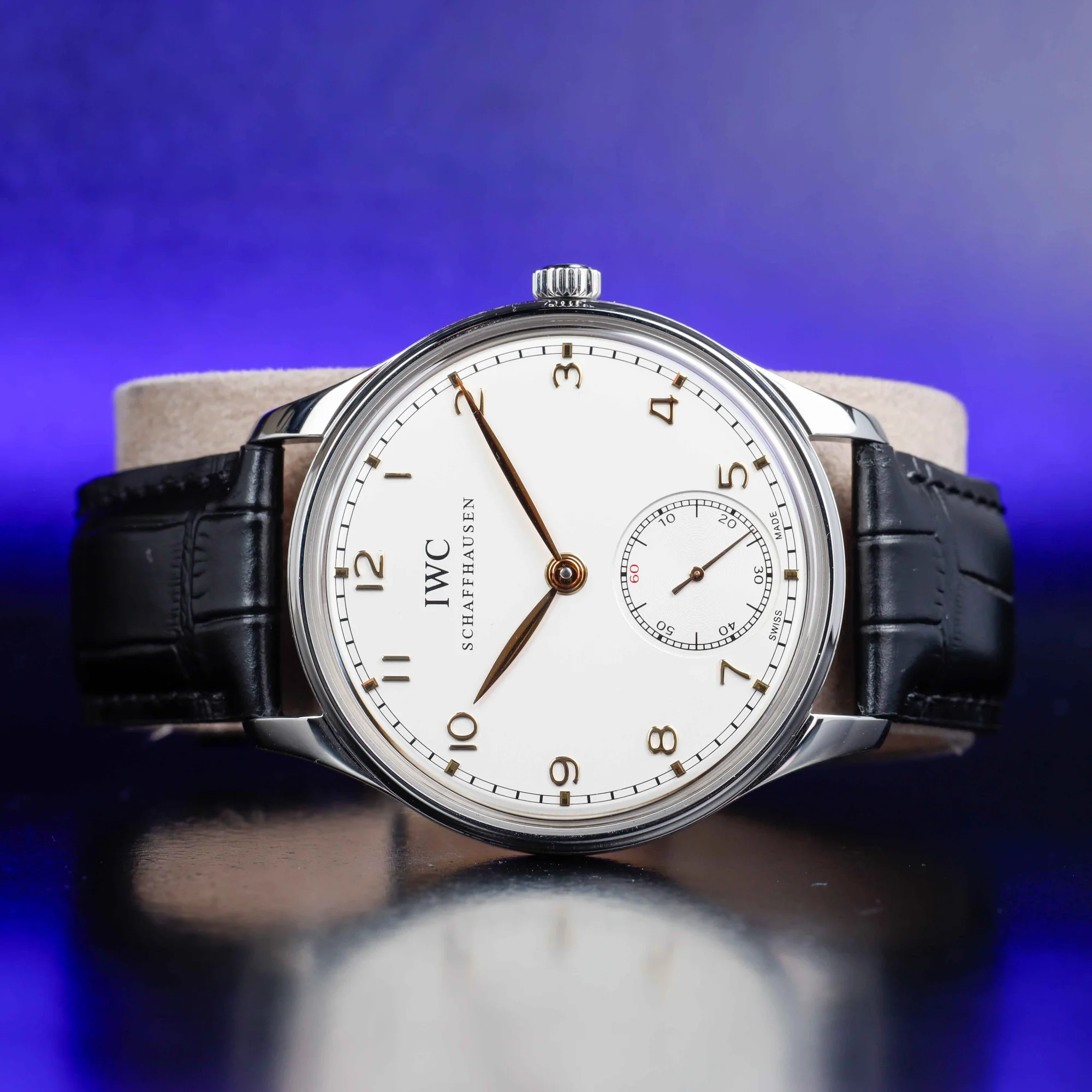 IWC Portugieser Hand-wound acciaio