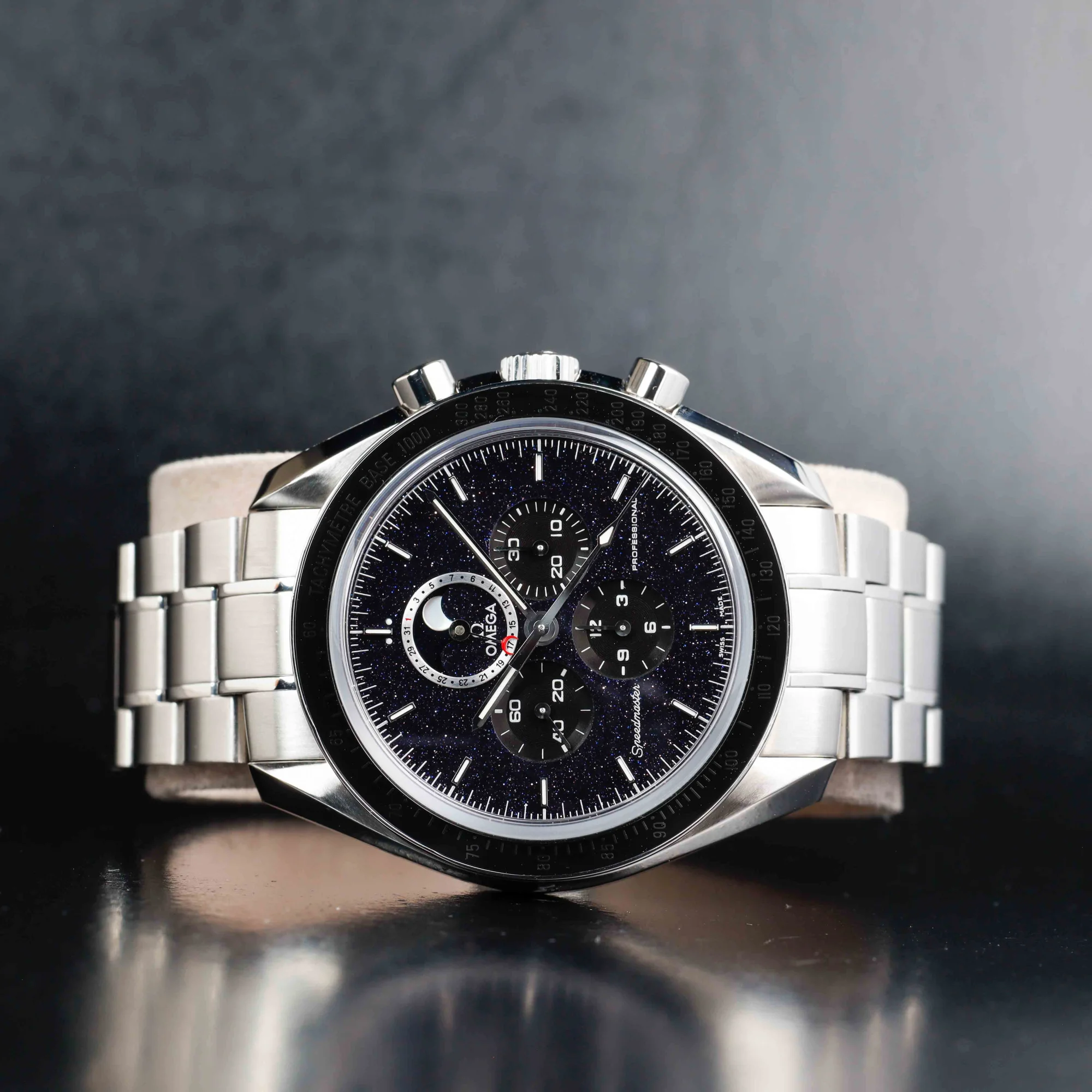 Omega Speedmaster Moonphase acciaio 2