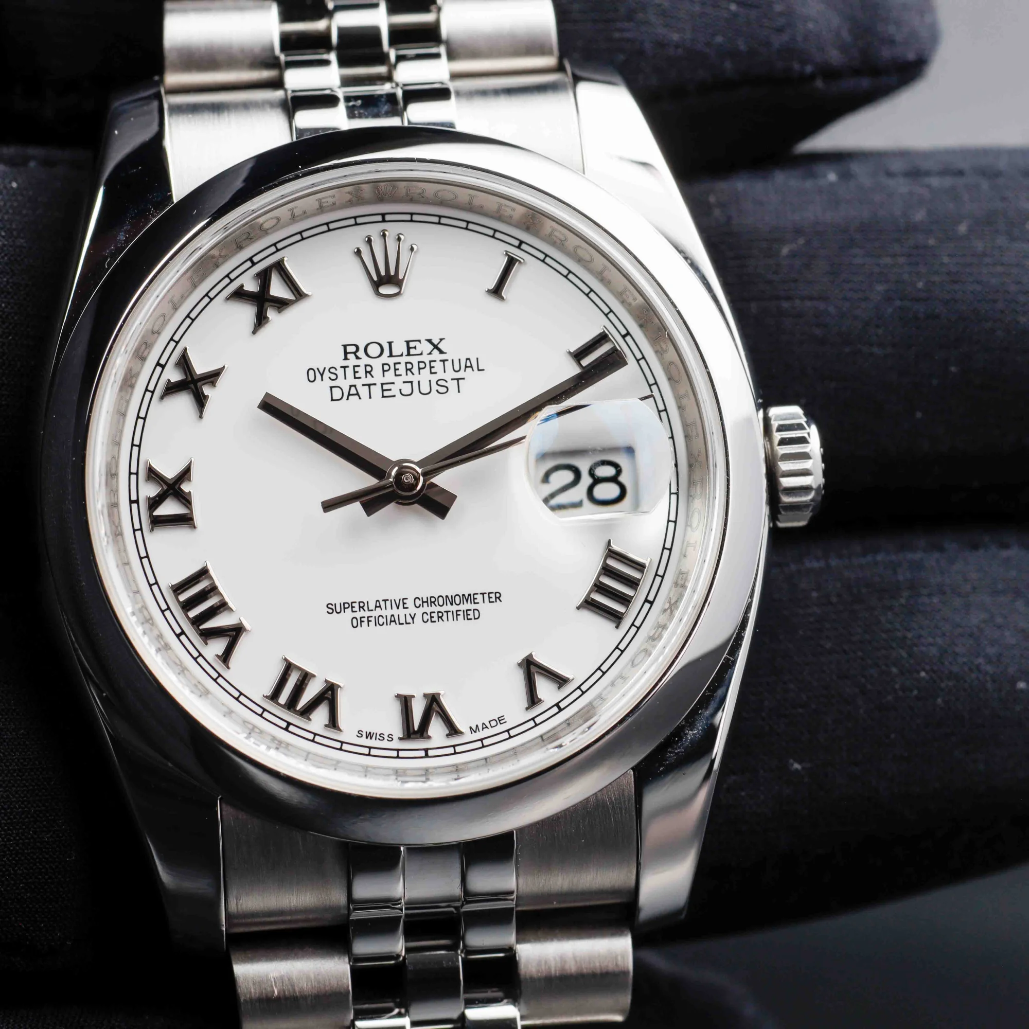 Rolex Datejuste 36 acier/or blanc 10