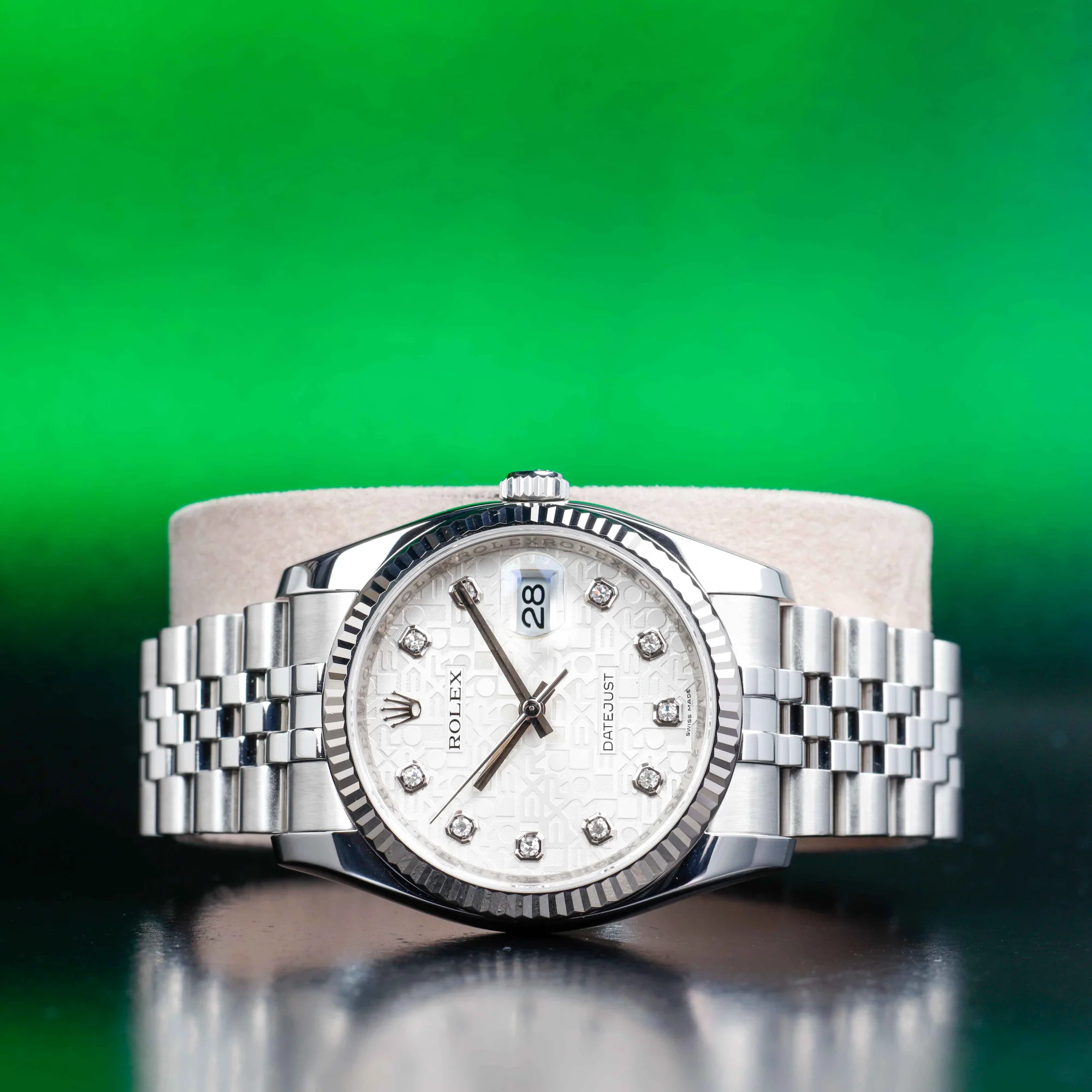 Rolex Datejuste 36 acier/or blanc