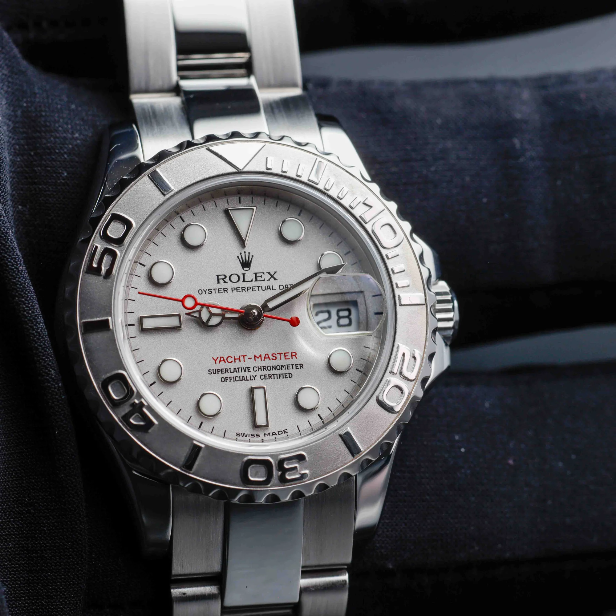 Rolex Yacht-master 29 acier/platine 10