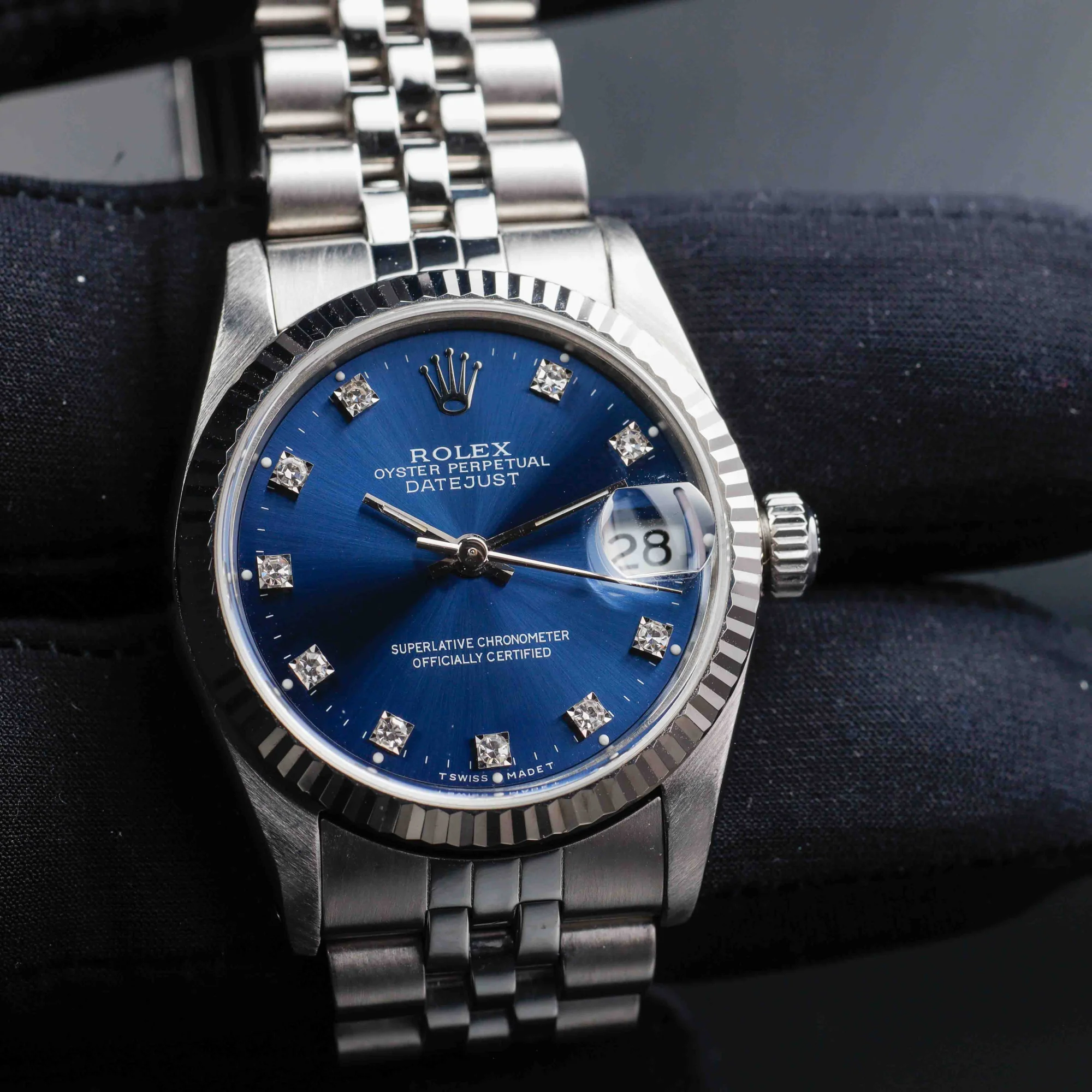 Rolex Datum31just stahl/weißgold 10