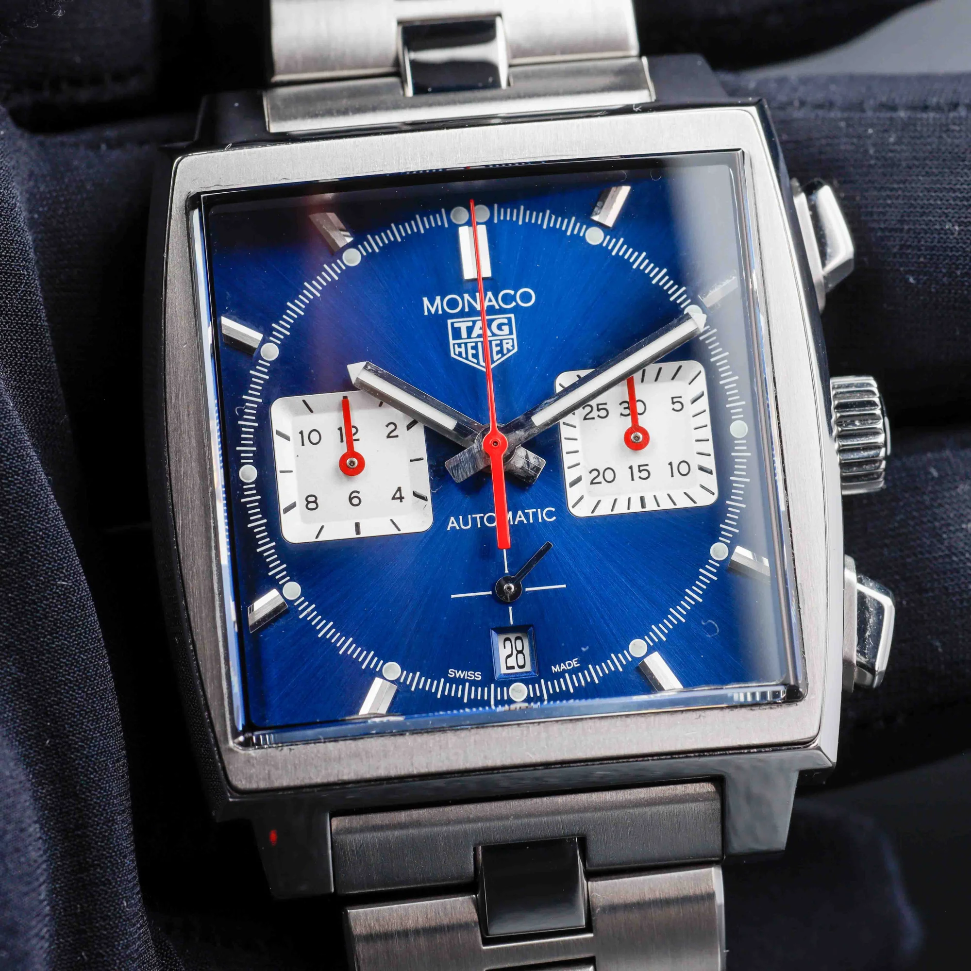 Tag Heuer Monaco Chronograph acciaio 10