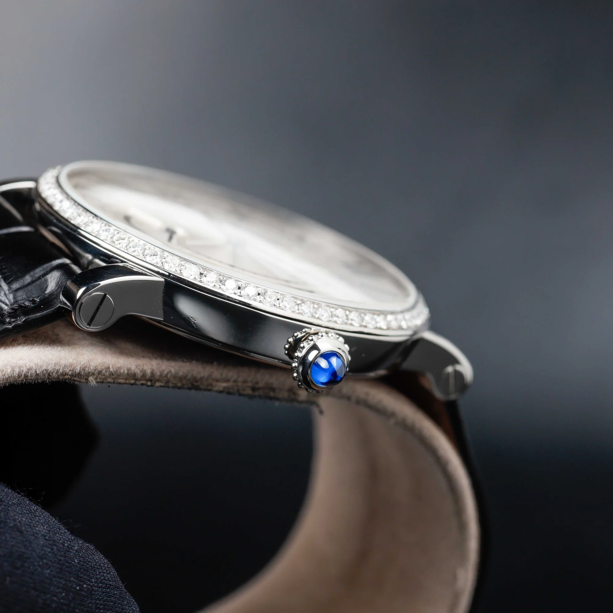 Cartier Rotonde De Cartier Mit Natürlichen Diamanten Nach Maß stahl 8