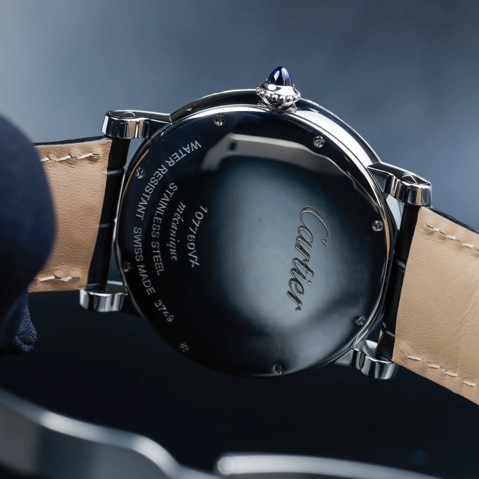 Cartier Rotonde De Cartier Mit Natürlichen Diamanten Nach Maß stahl 10