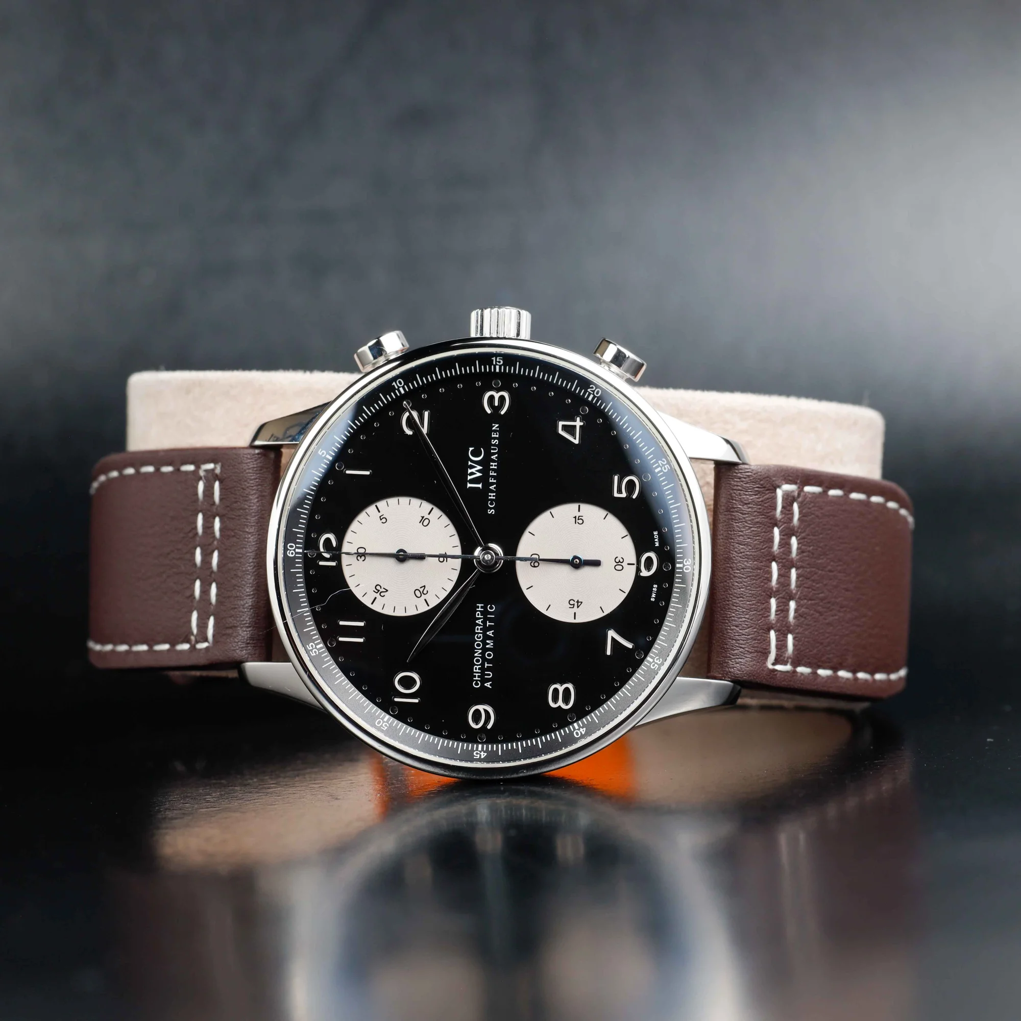 IWC Chronographe Portugais acier 2