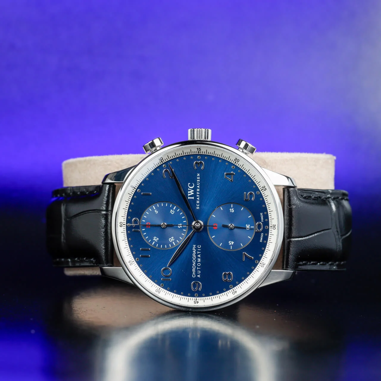 IWC Portugiesischer Chronograph laureus stahl
