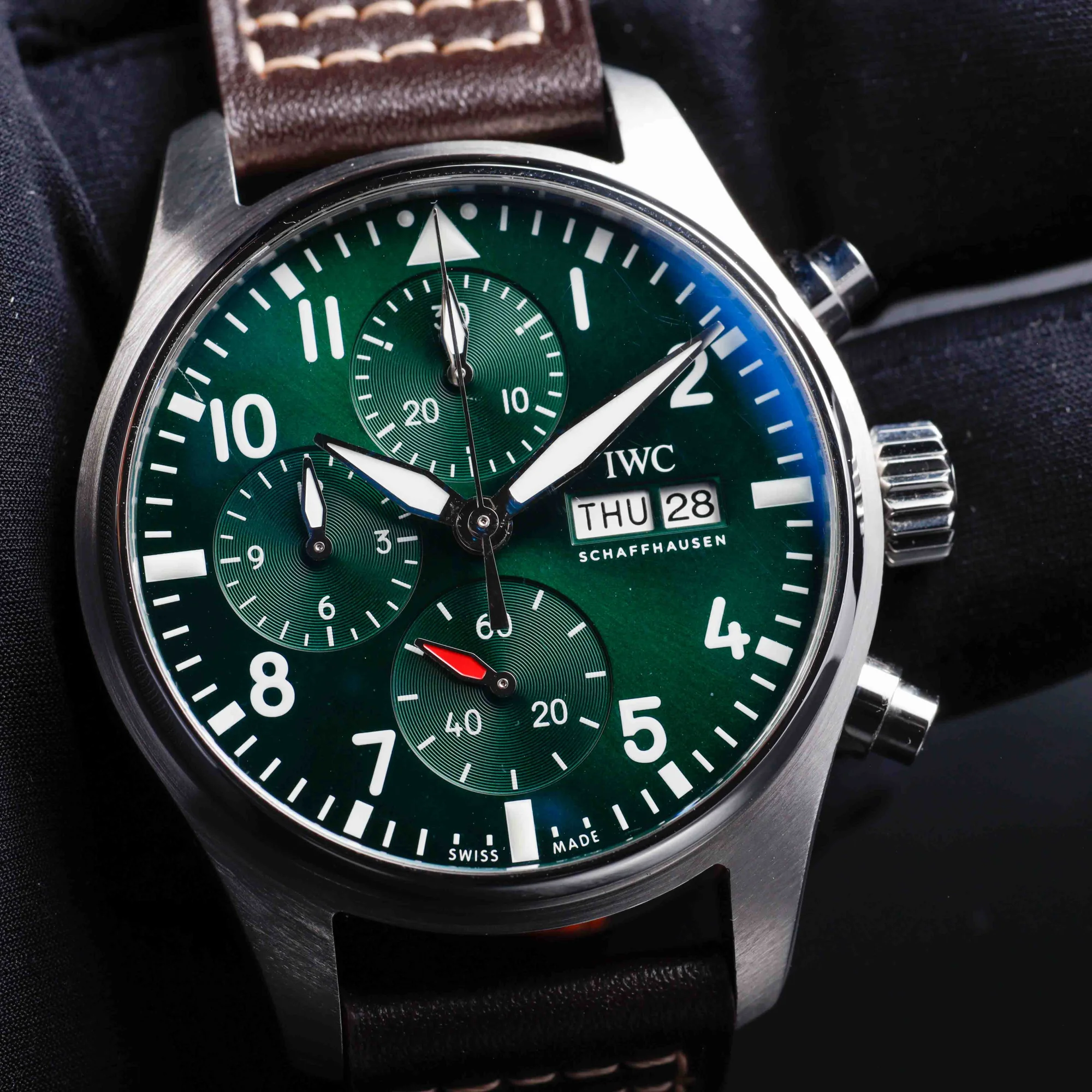 IWC Pilot Chronograph stahl 8
