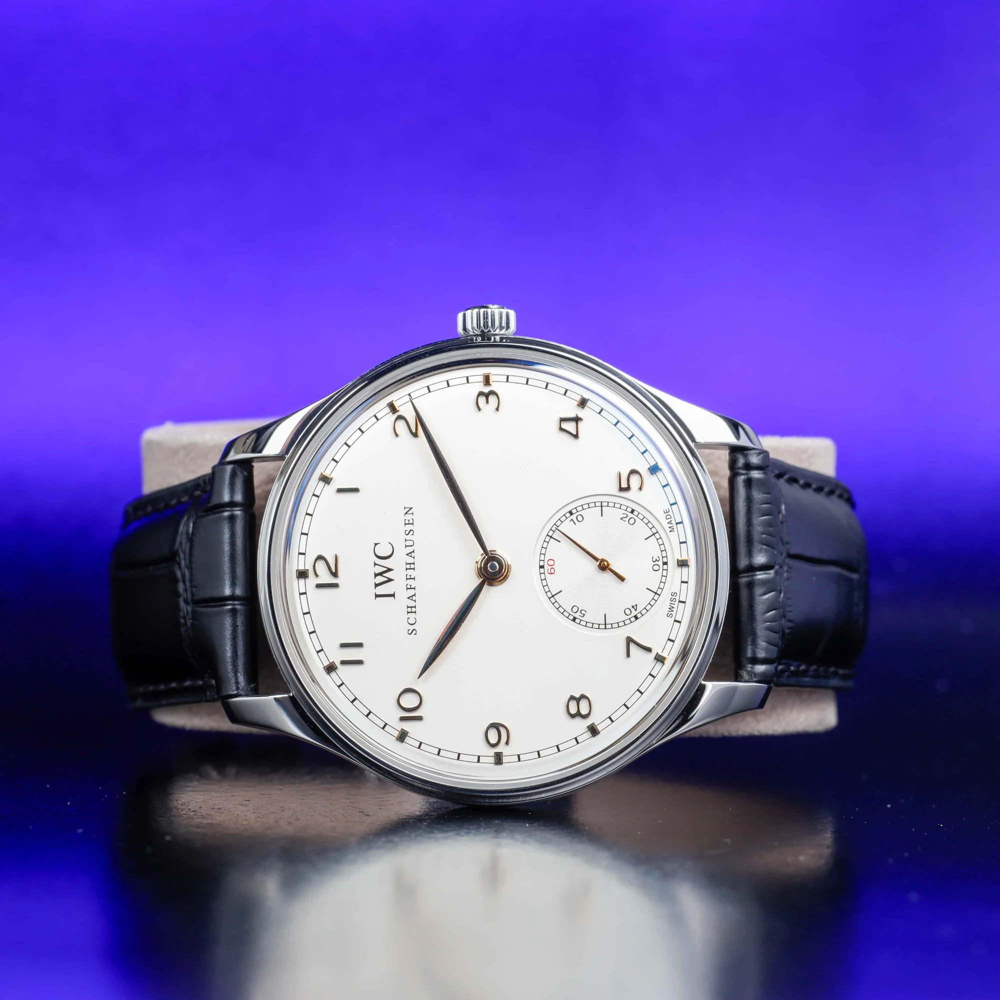 IWC Portuguese Hand-wound acciaio