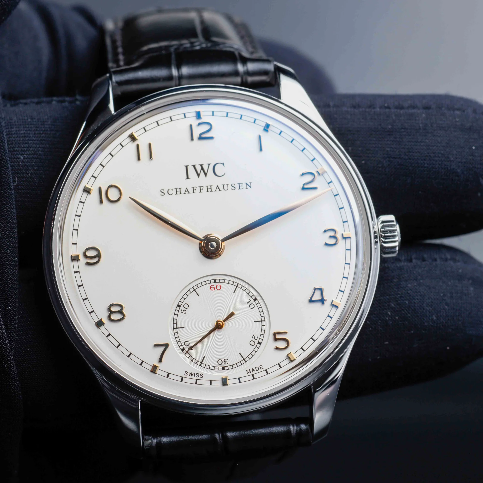 IWC Portuguese Hand-wound acciaio 8