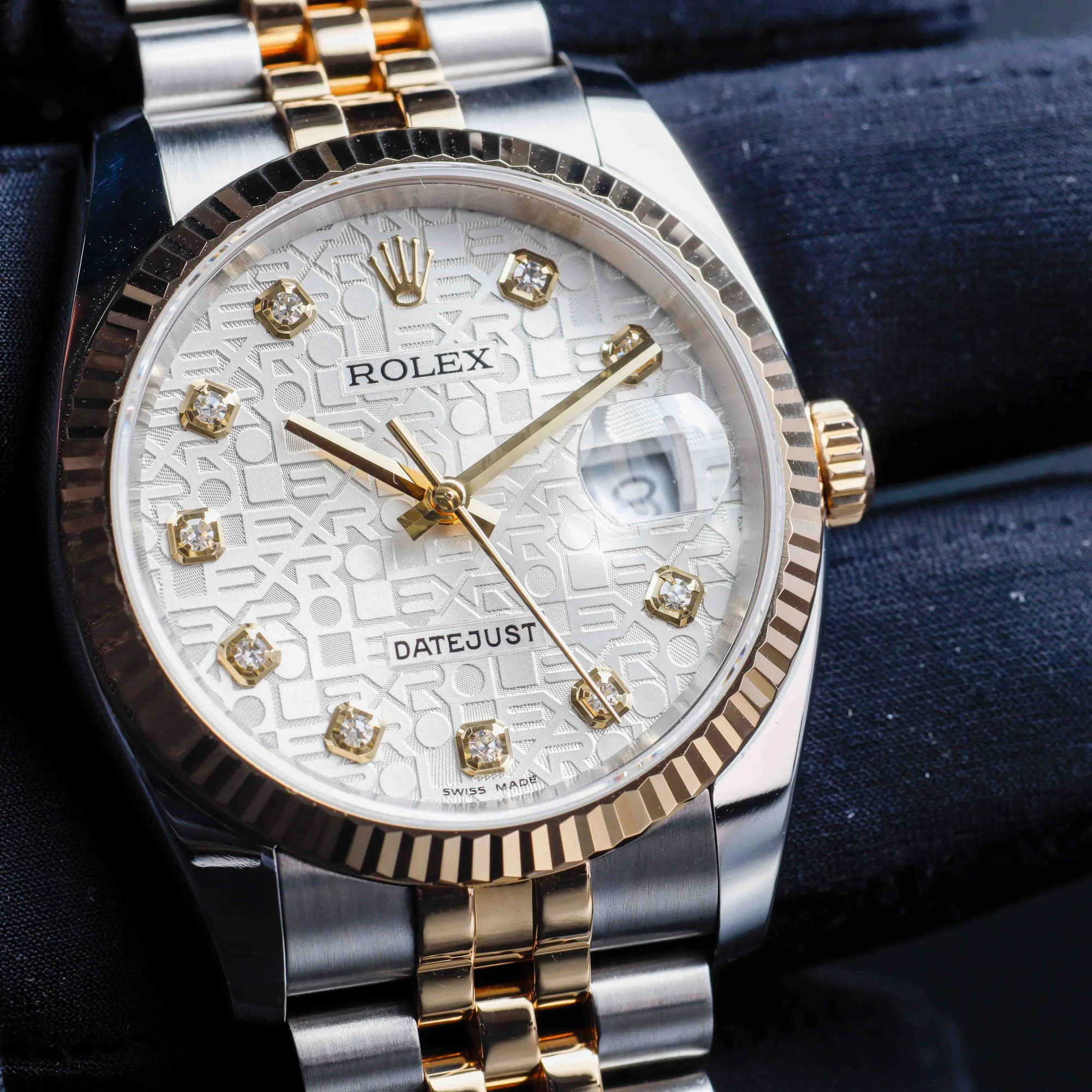 Rolex Datejust 36 stahl/gelbgold 10