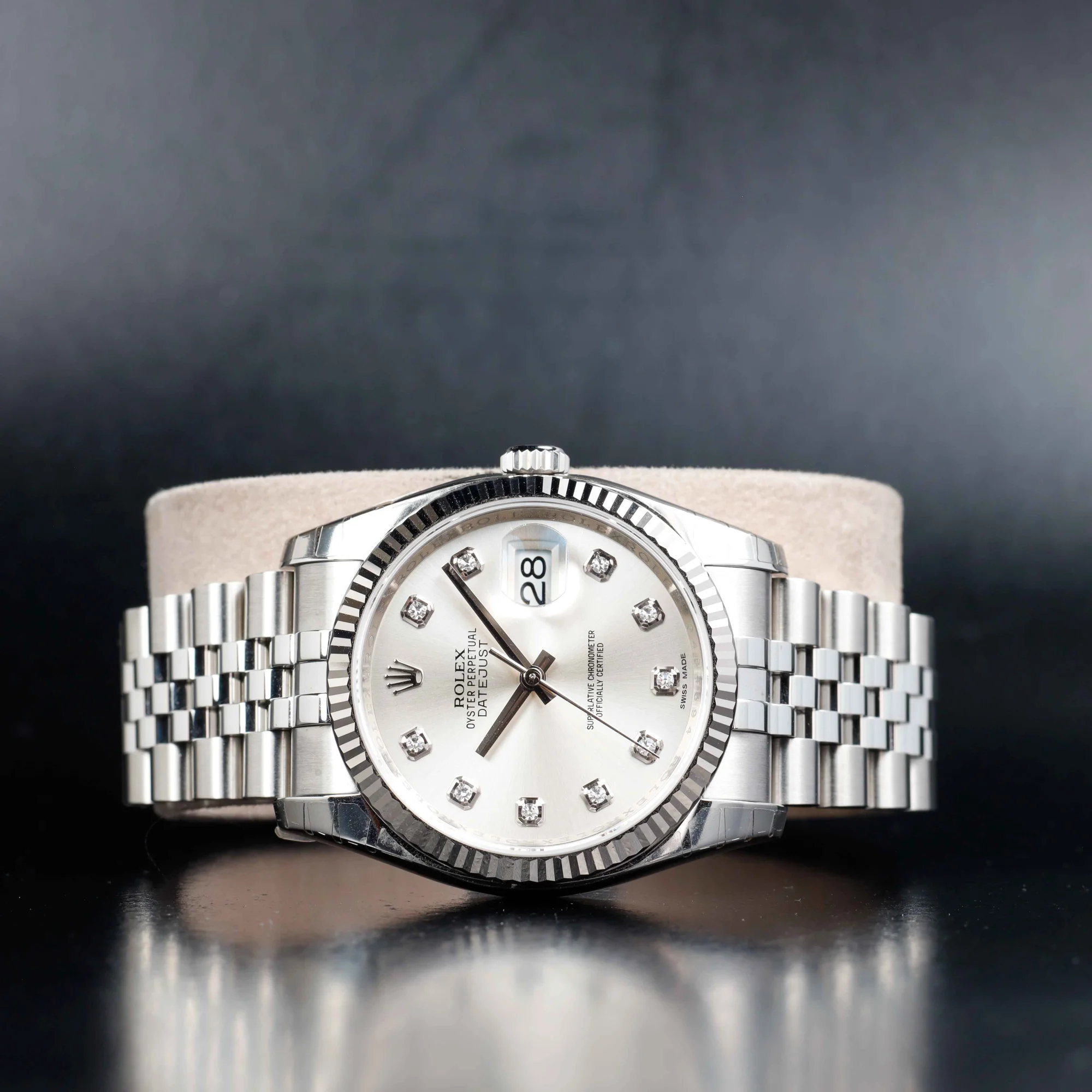 Rolex Datejust 36 nos Zustand stahl/weißgold 2