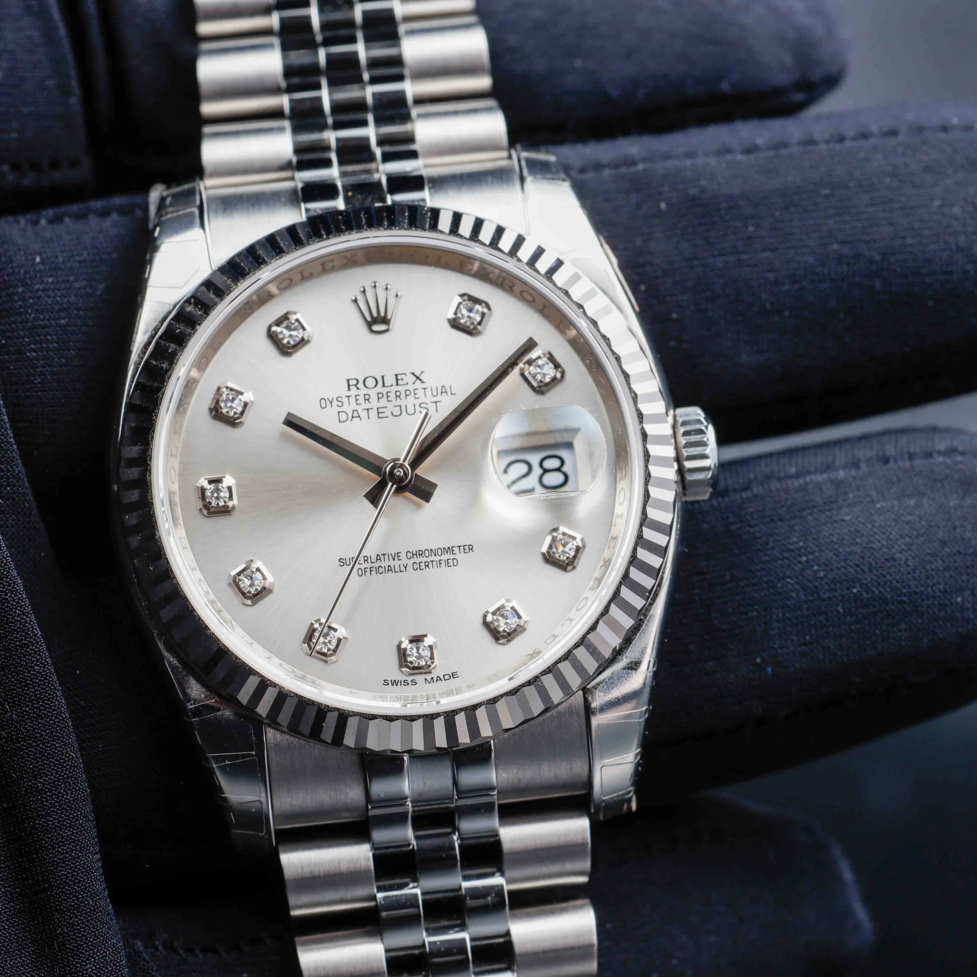 Rolex Datejust 36 nos Zustand stahl/weißgold 10