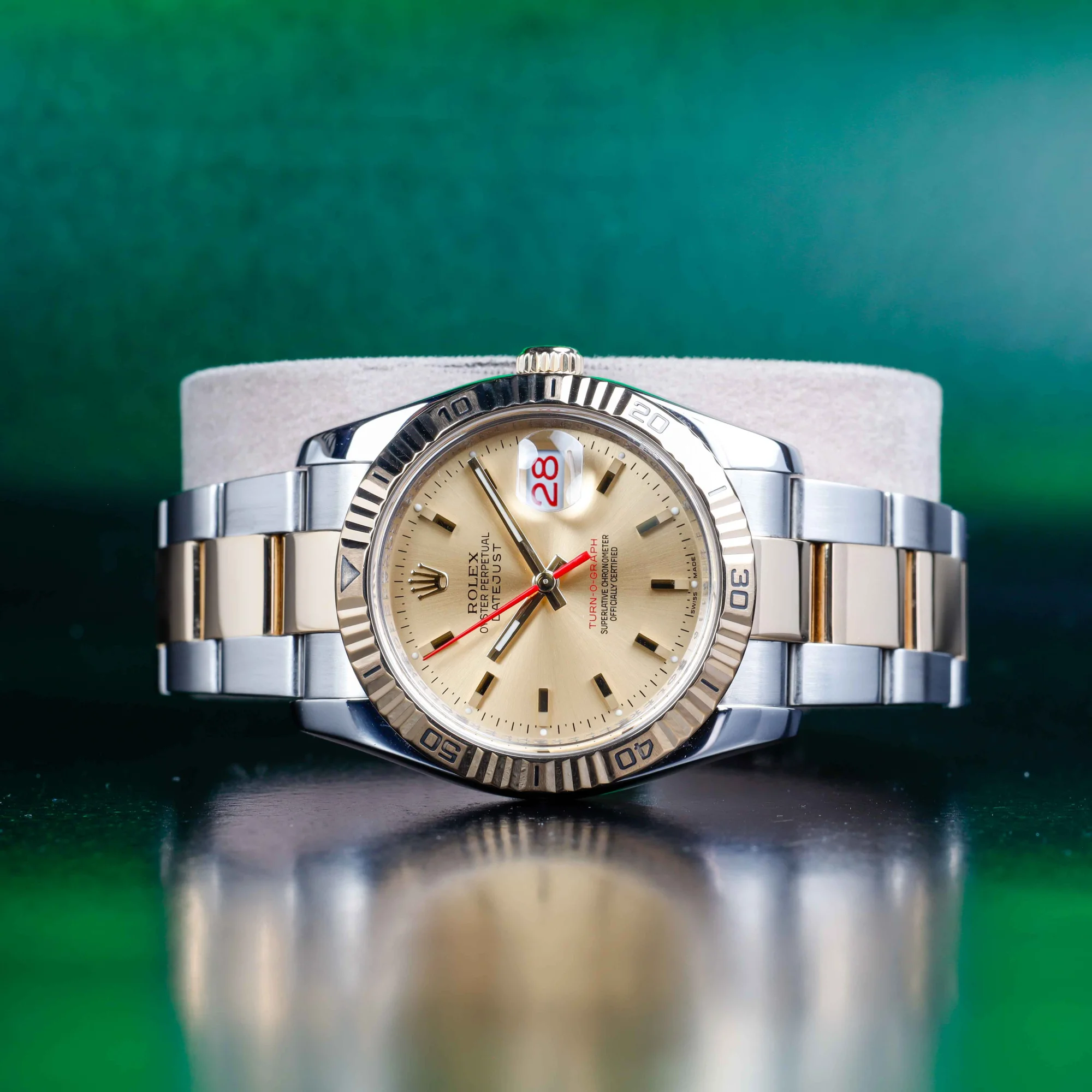 Rolex Datejust Turn-o-graph acier/or jaune