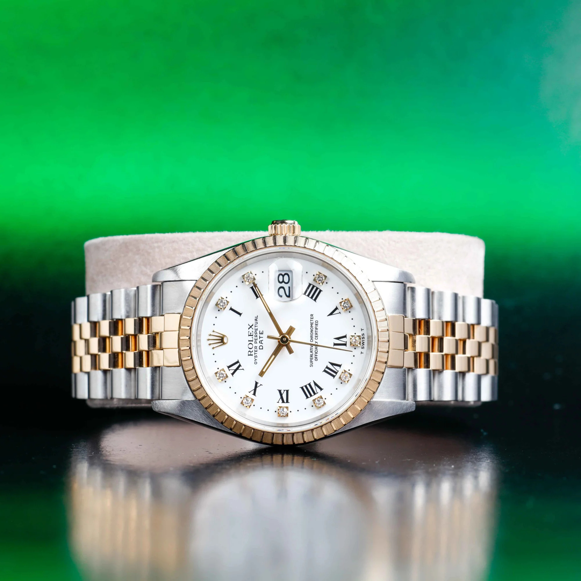 Rolex Oyster Perpetual Date 34 stahl/gelbgold