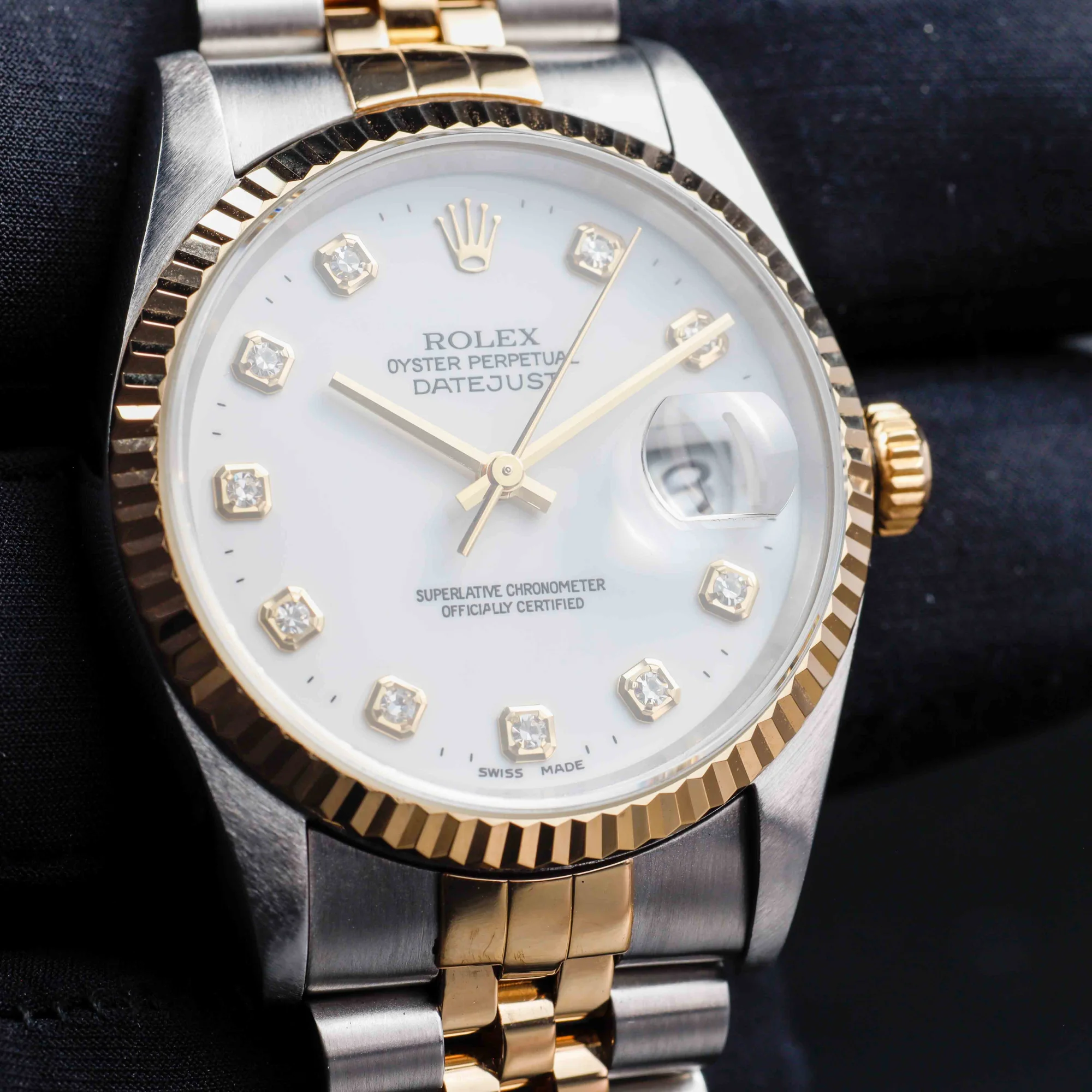 Rolex Datejust 36 stahl/gelbgold 10