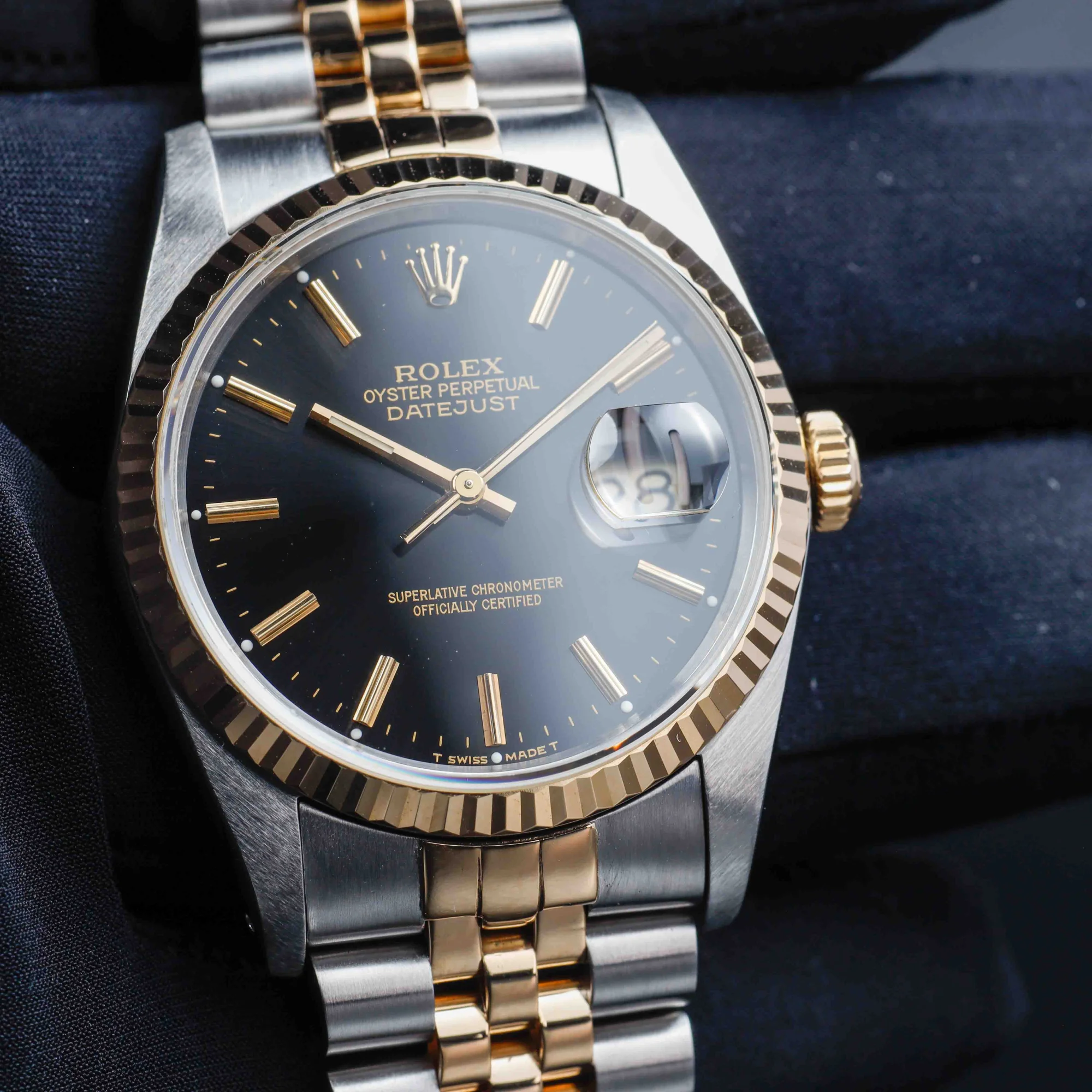 Rolex Datejust 36 acier/or jaune 10