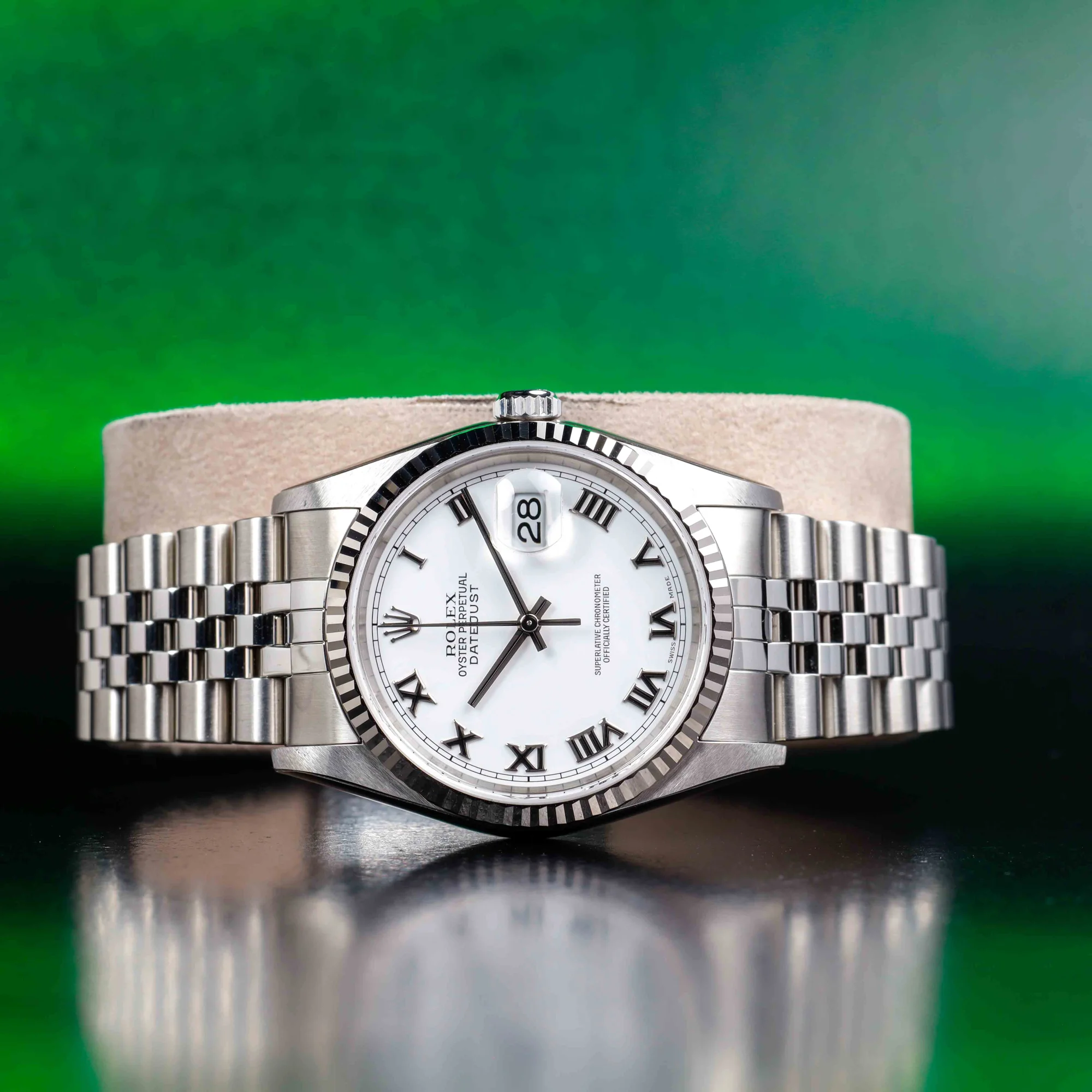 Rolex Datejust 36 nos Mit Stickern stahl/weißgold