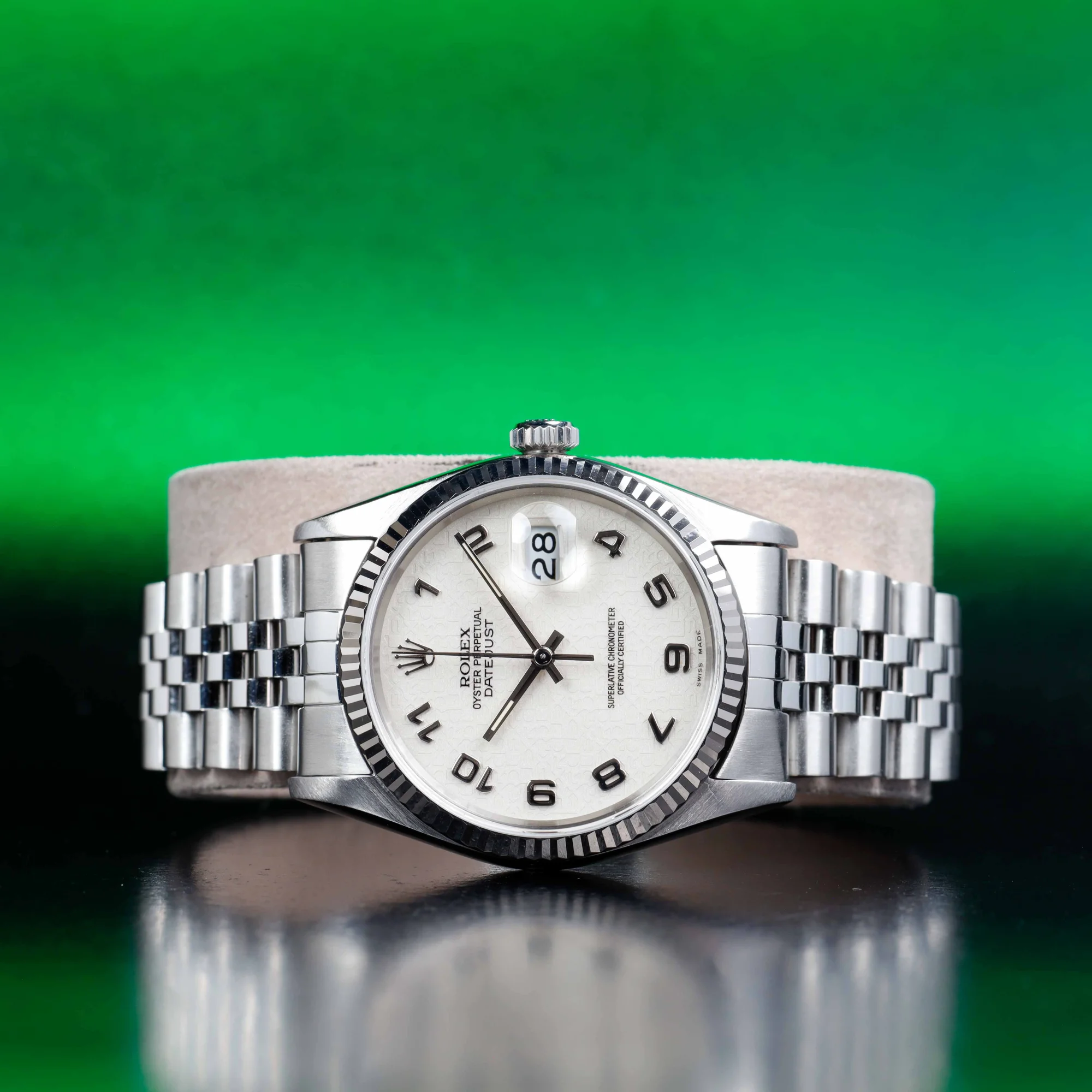 Rolex Datejust 36 acier/or blanc