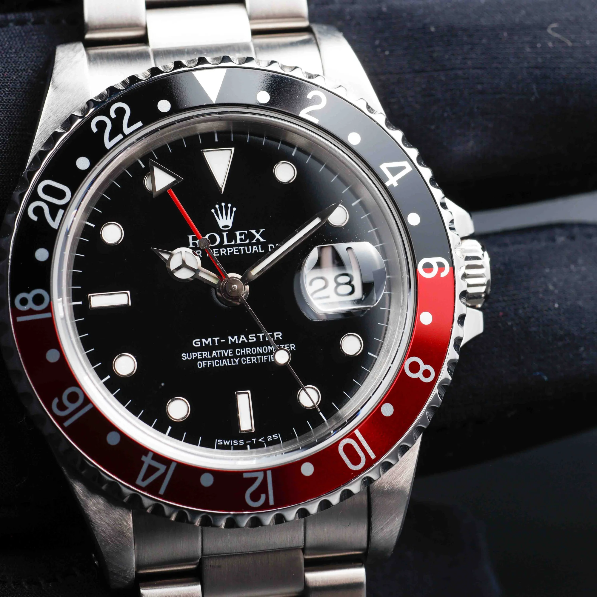 Rolex Gmt-master coke acier 10