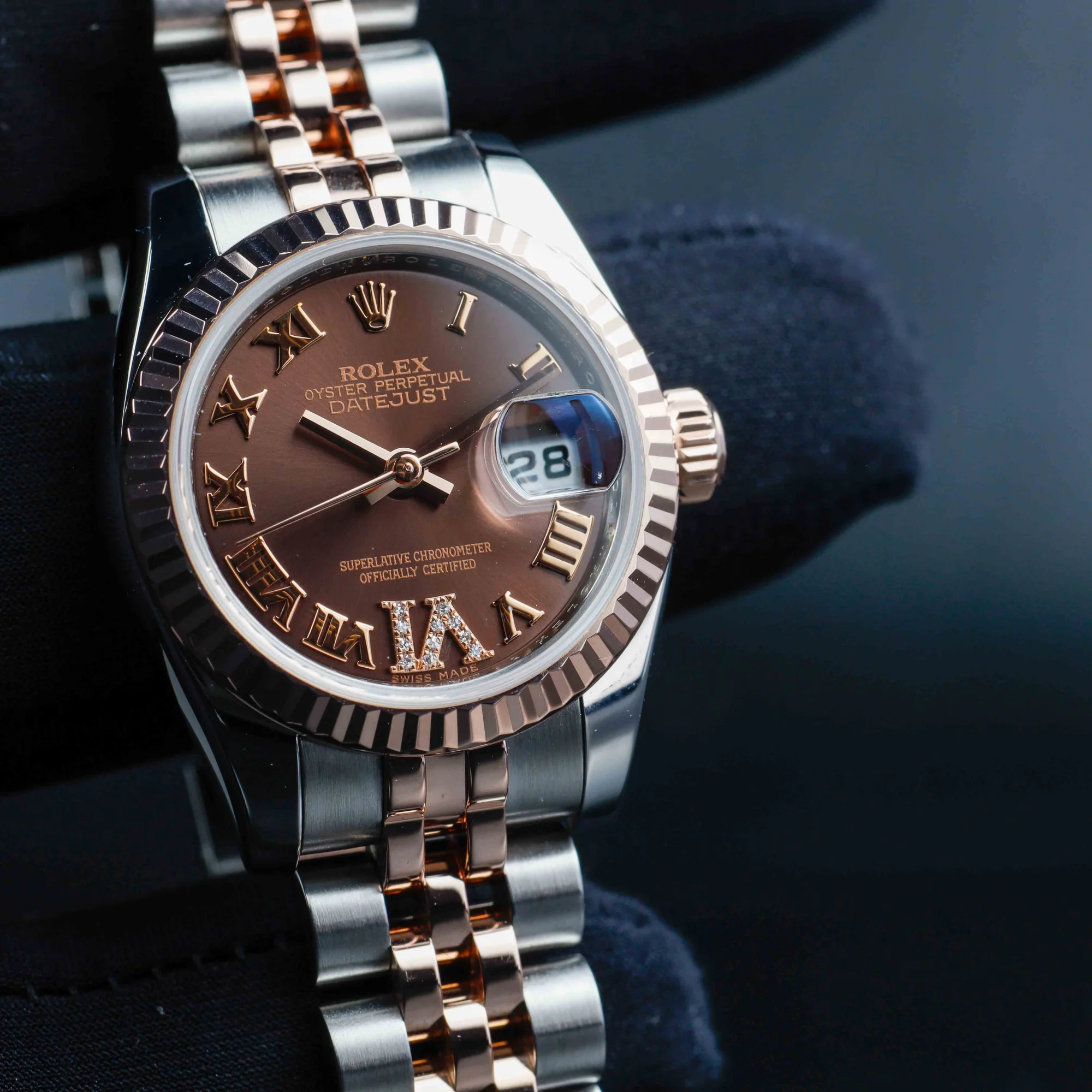 Rolex Lady-datejust 26 acier/or rose 10