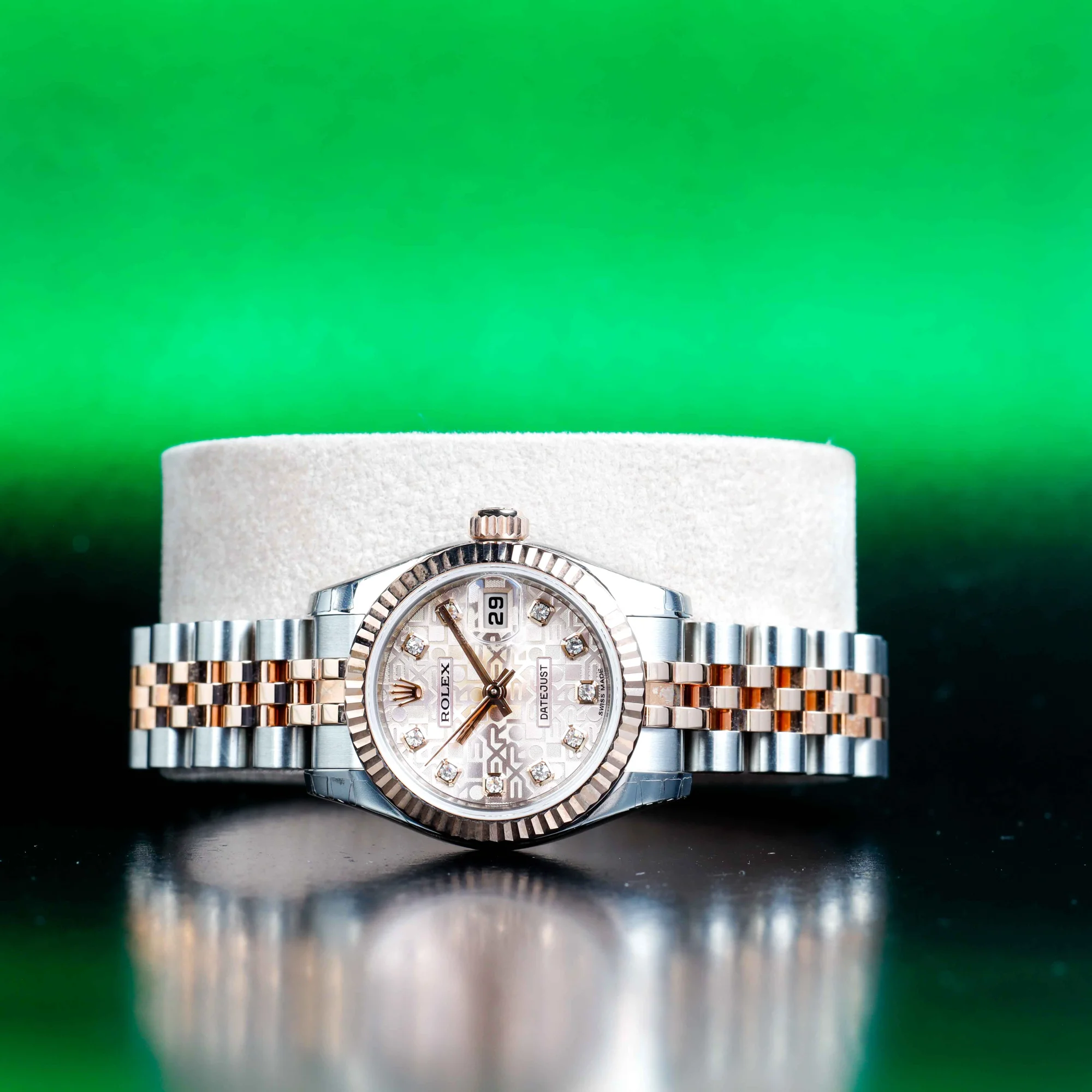 Rolex Lady-datejust 26 acier/or rose