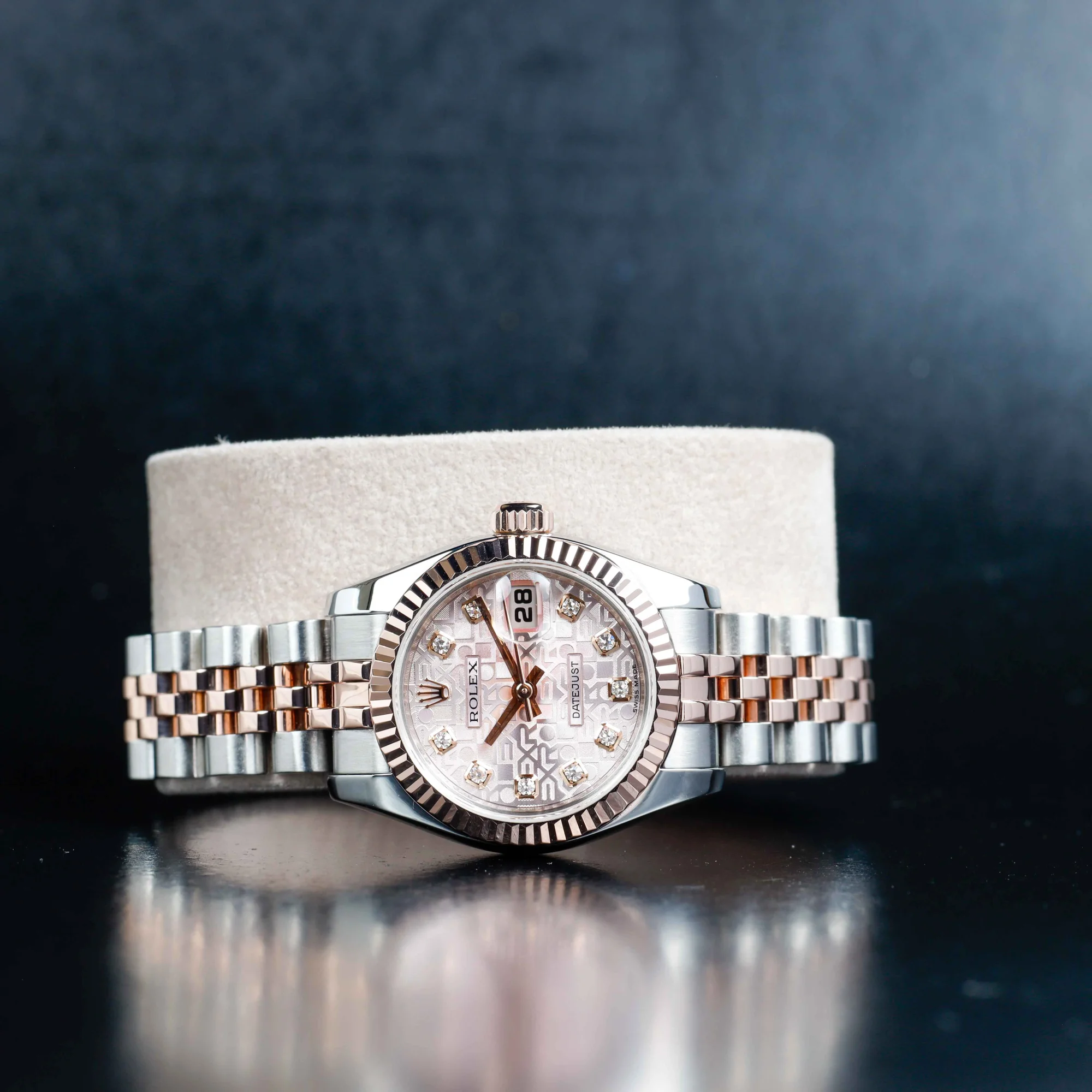 Rolex Lady-datejust 26 steel/pink gold 2