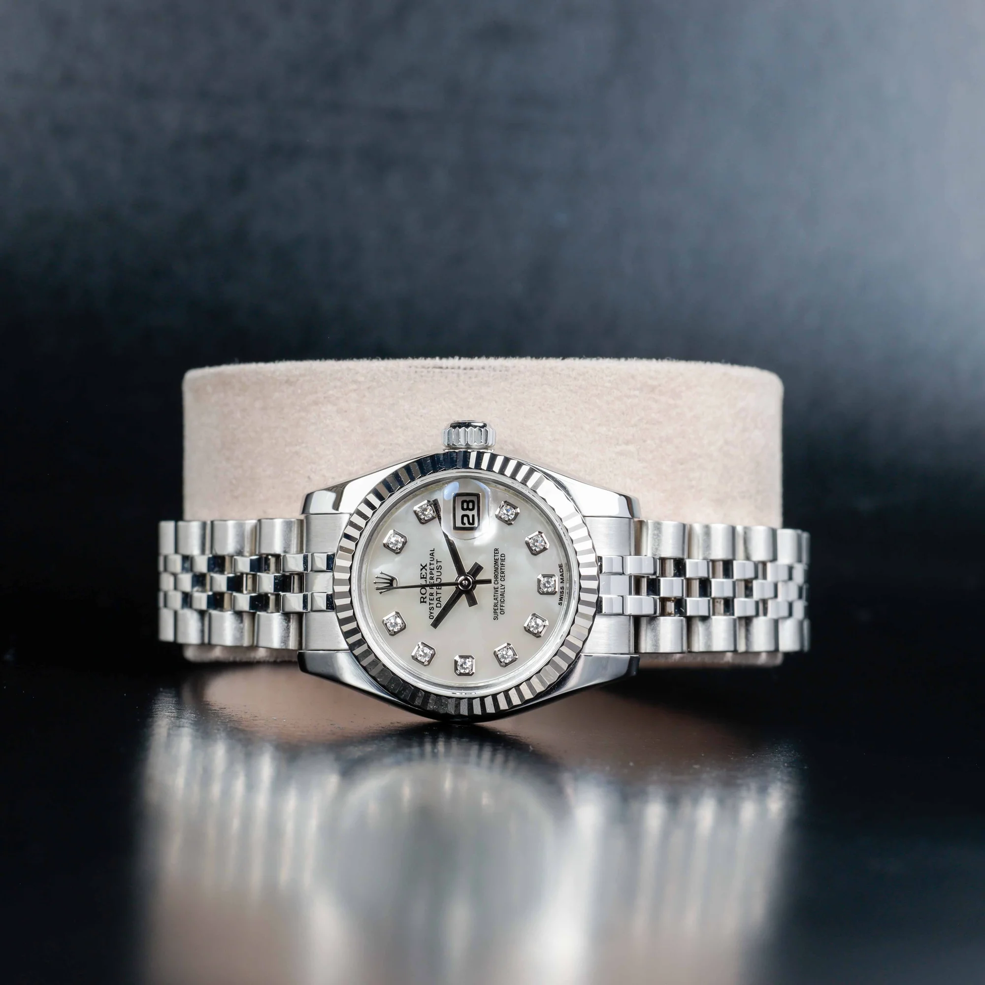 Rolex Lady-datejust 26 steel/white gold 2