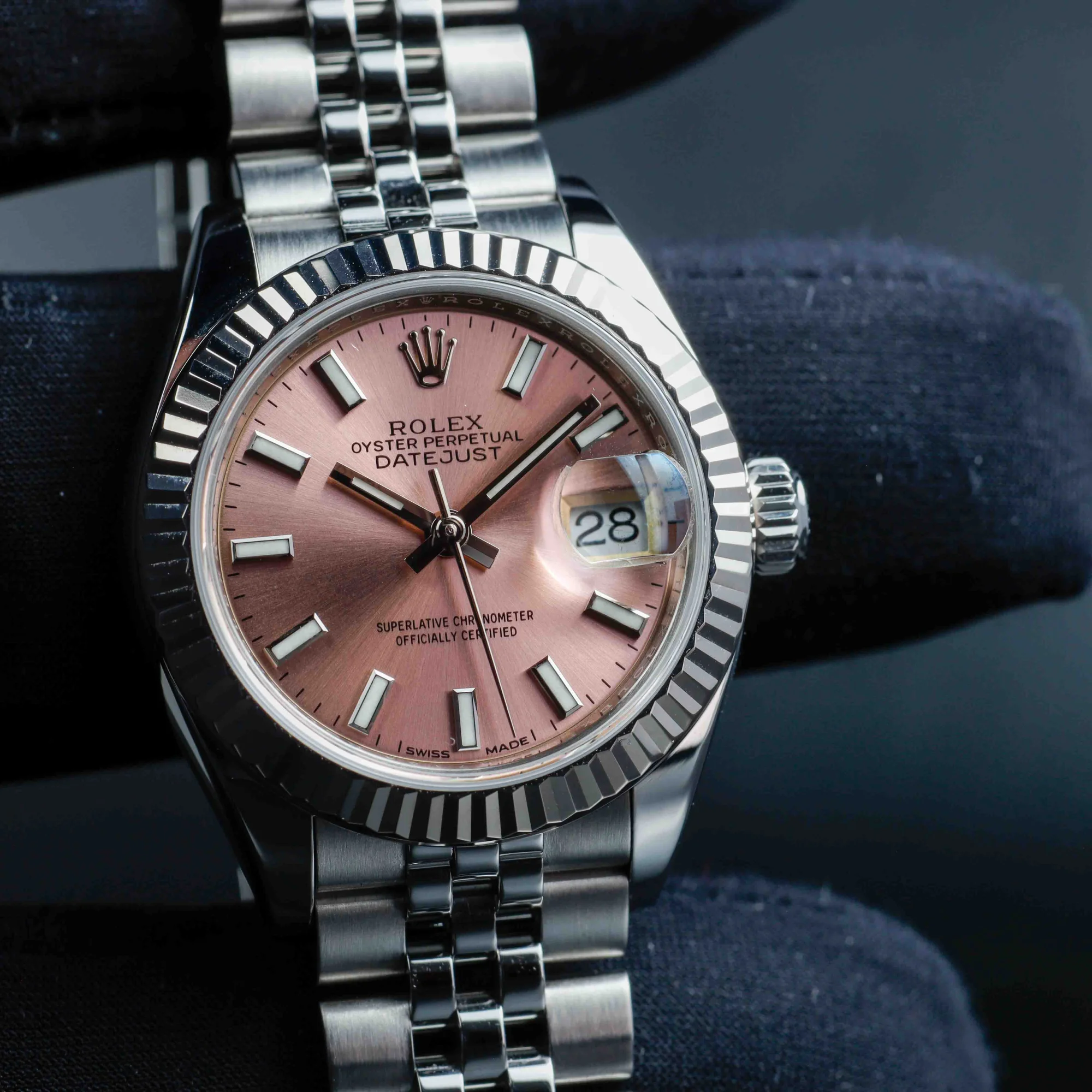 Rolex Lady-datejust 28 steel/white gold 10