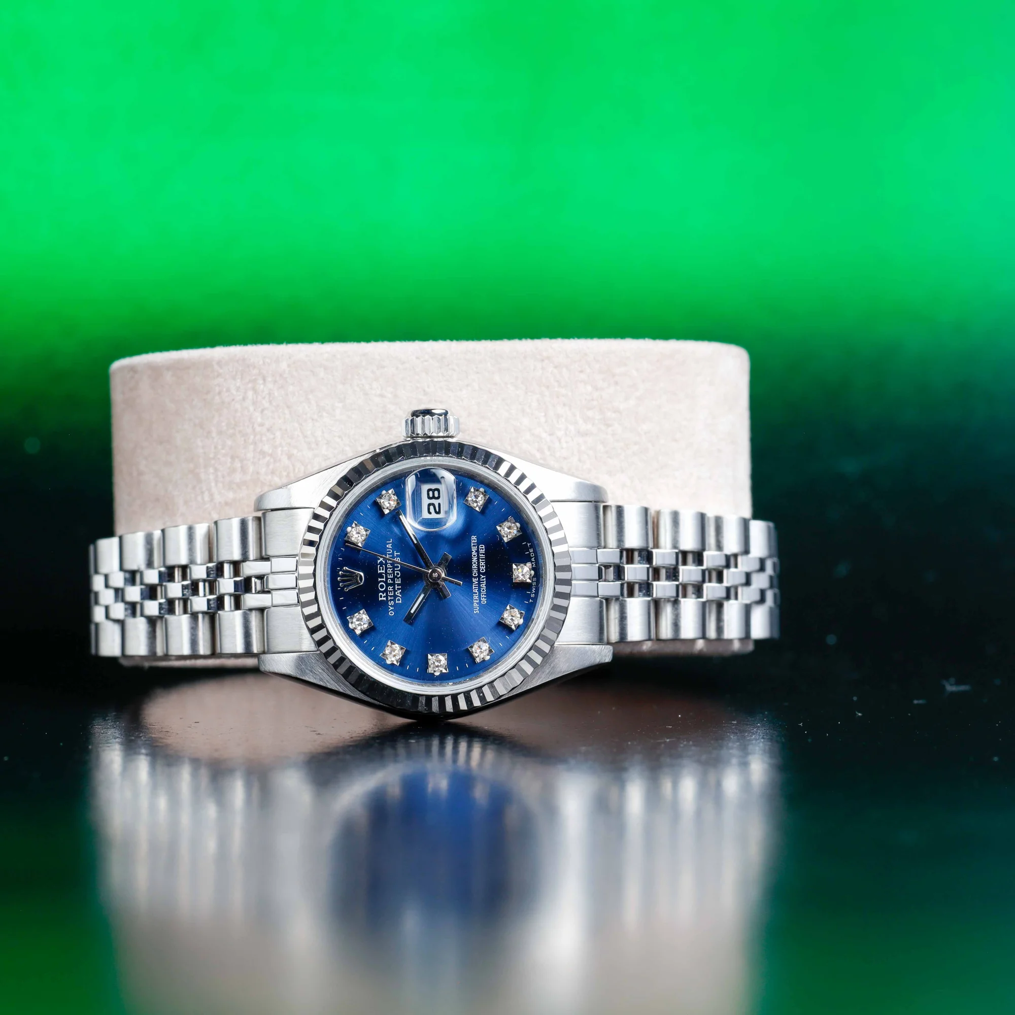 Rolex Lady-datejust 26 stahl/weißgold