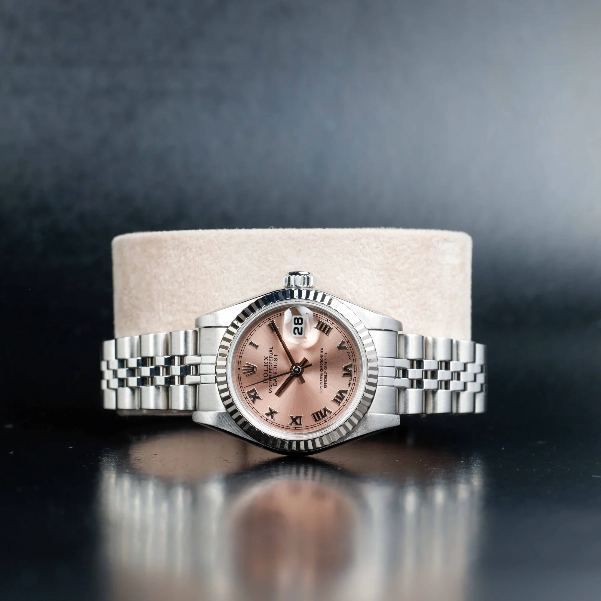 Rolex Lady-datejust 26 stahl/weißgold