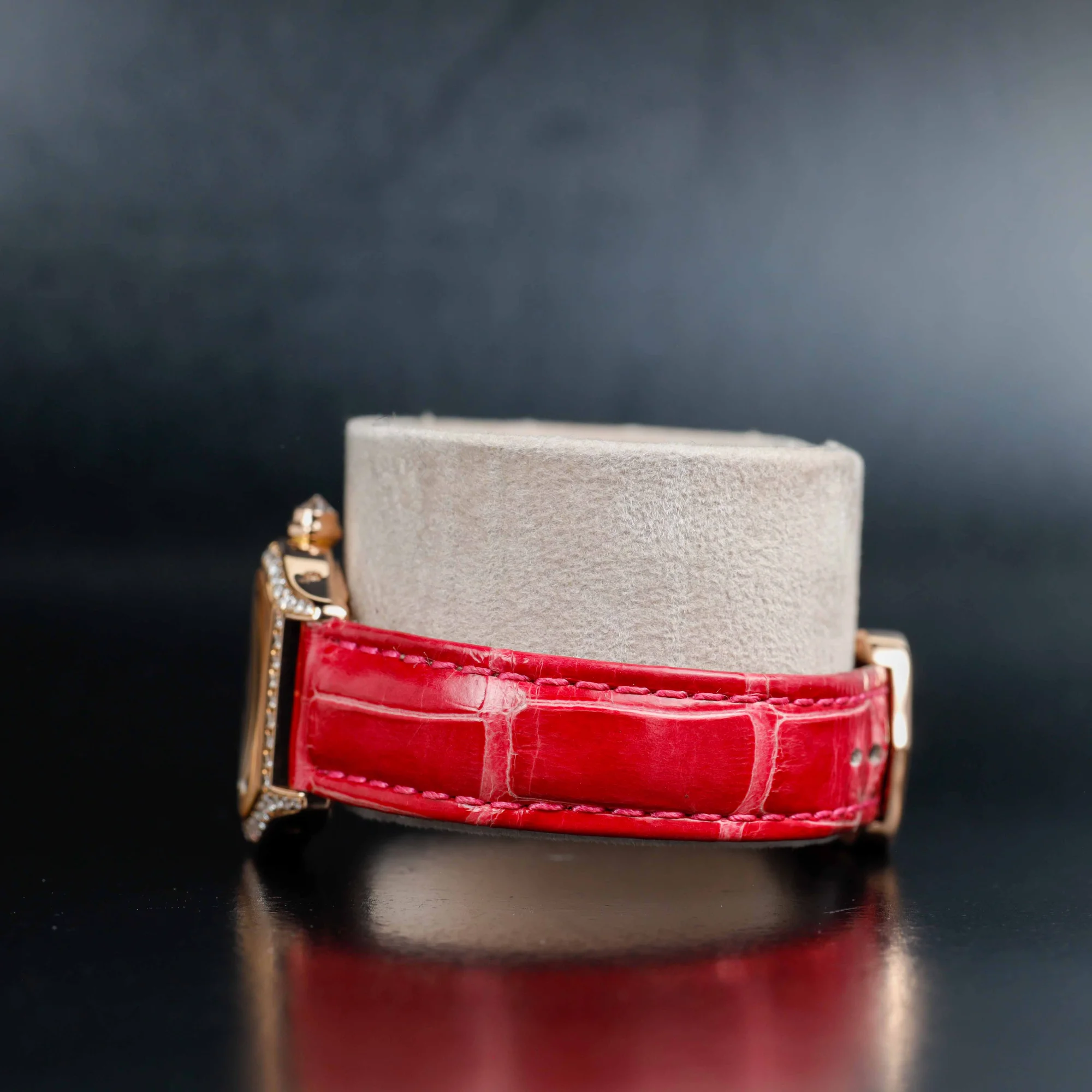 Cartier Tortue Mit Natürlichen Diamanten Nach Maß rosa gold 3