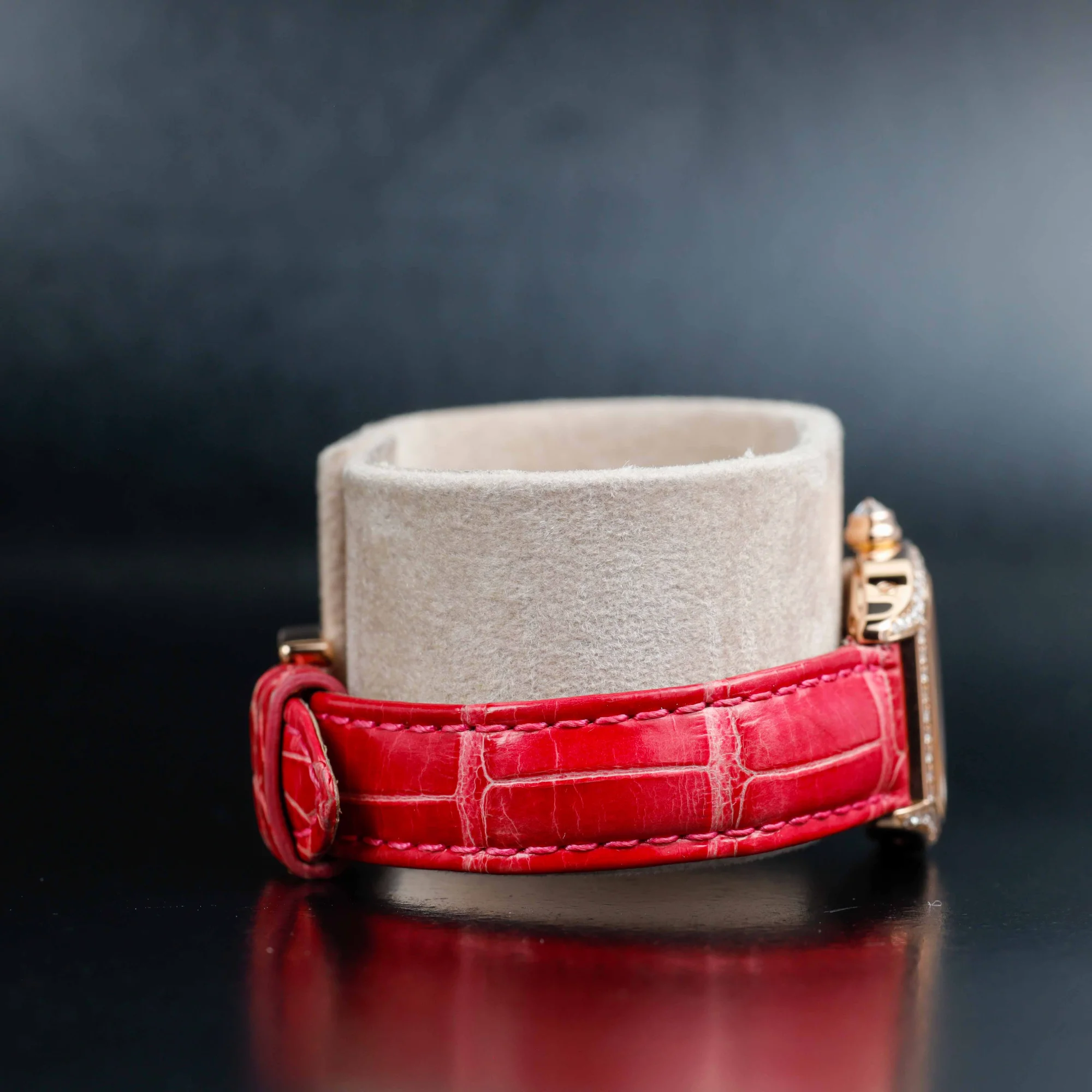 Cartier Tortue Mit Natürlichen Diamanten Nach Maß rosa gold 5